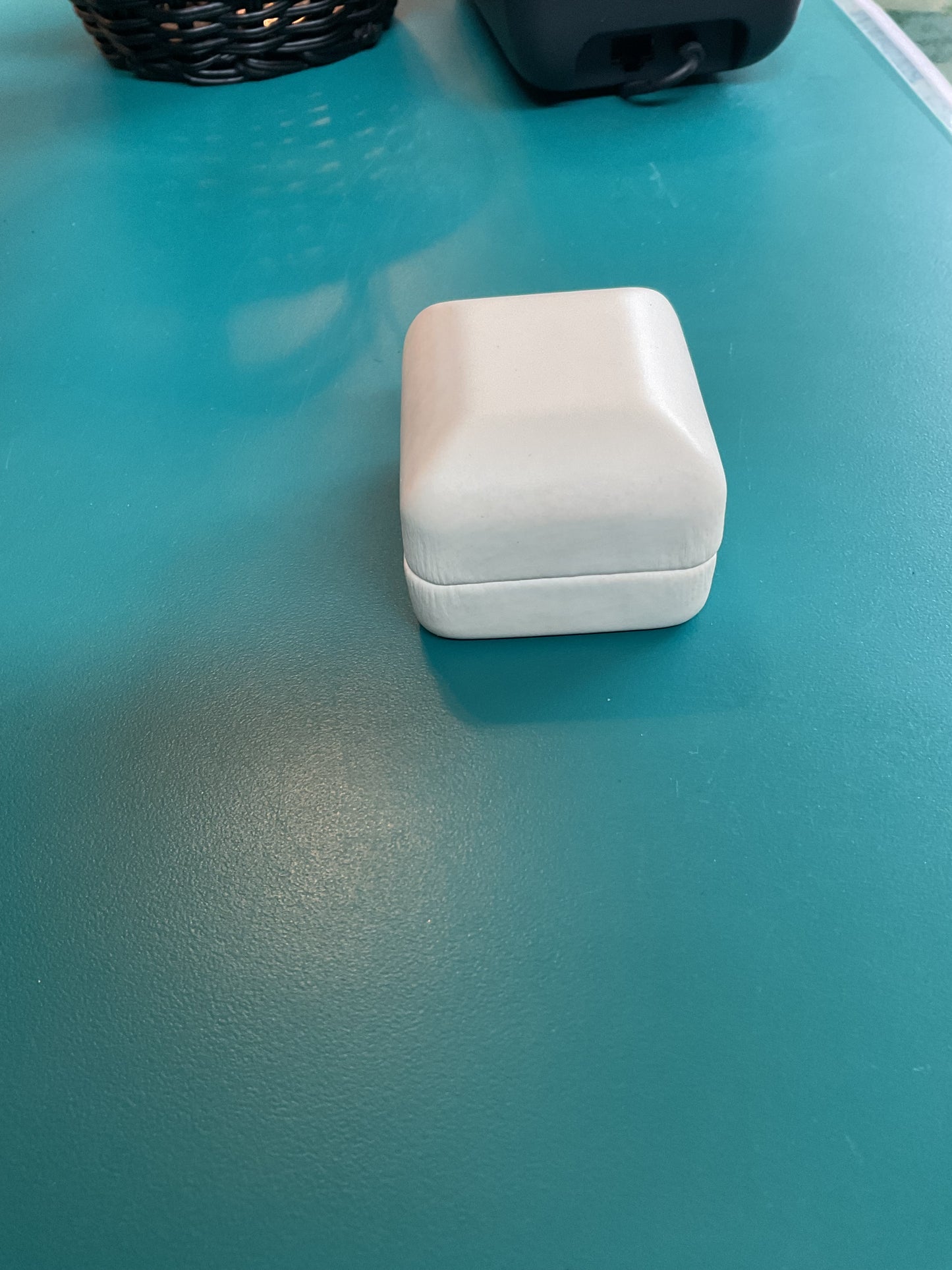 Brushed Finish Metal Ring Size 10