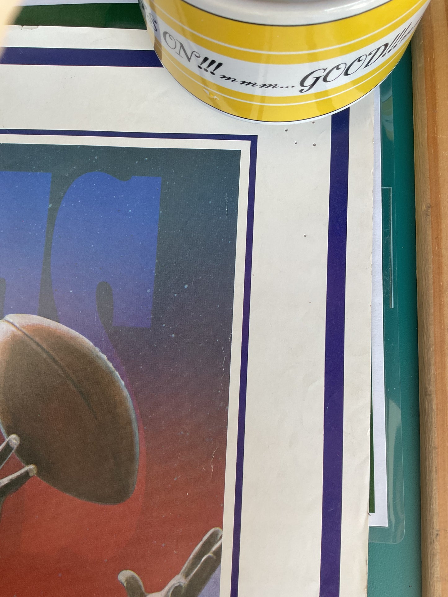 Vintage Baltimore Colts NFL Poster