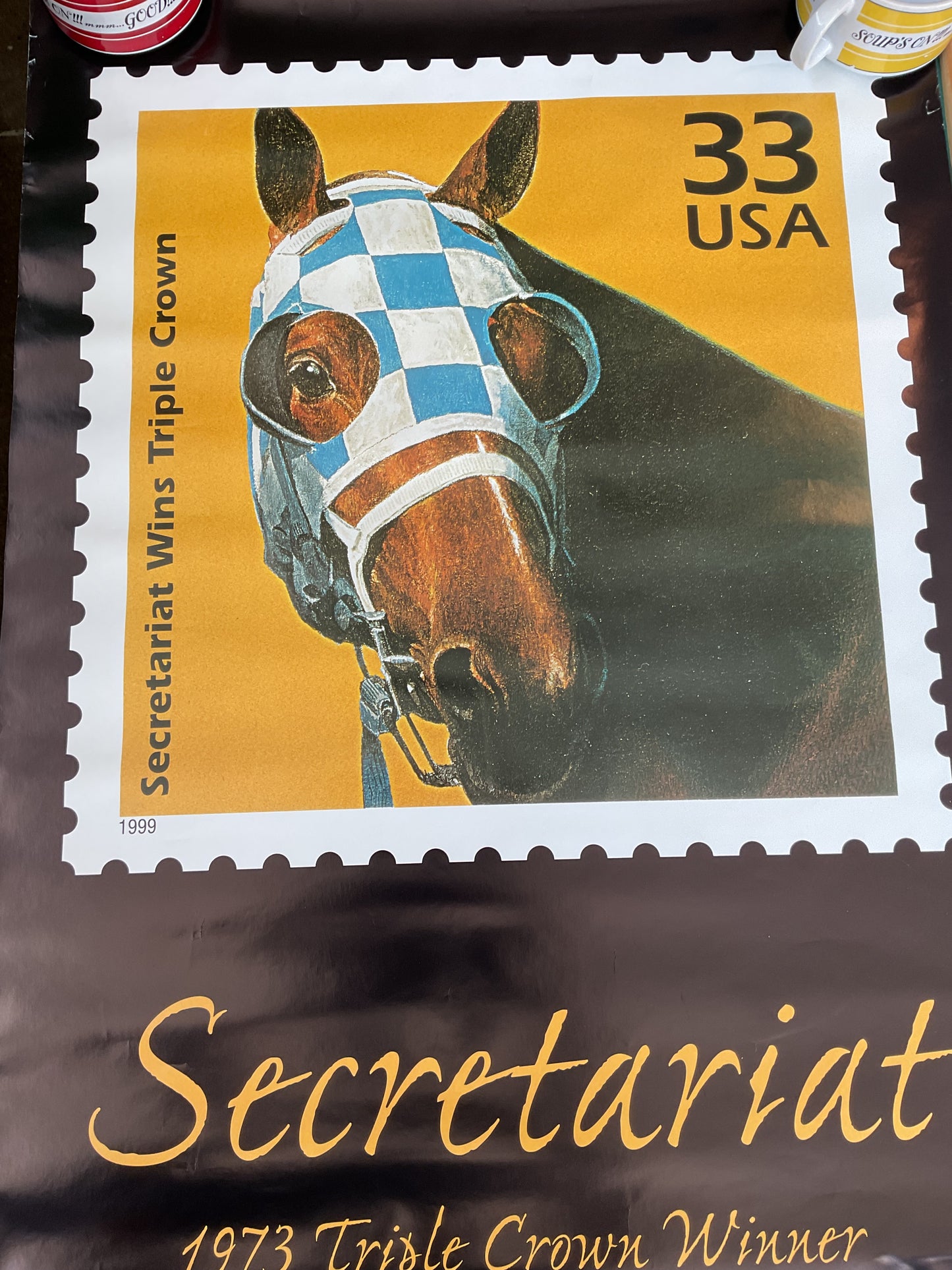 Secretariat Stamp Poster Large