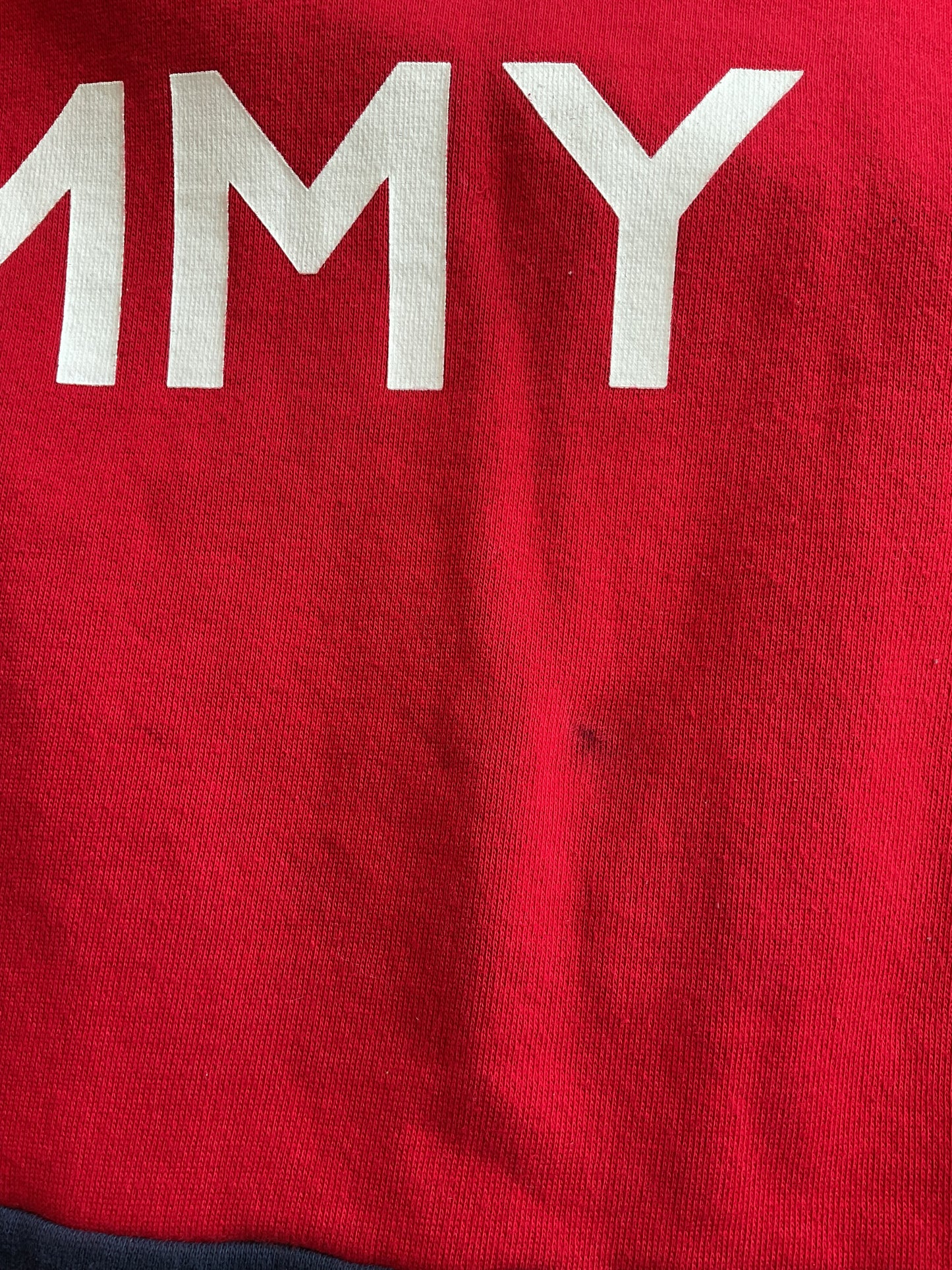 Tommy Hilfiger Red and Blue Sport Sweatshirt