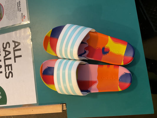Size 10 Adidas Adilette Comfort Belgium Collaboration Slides