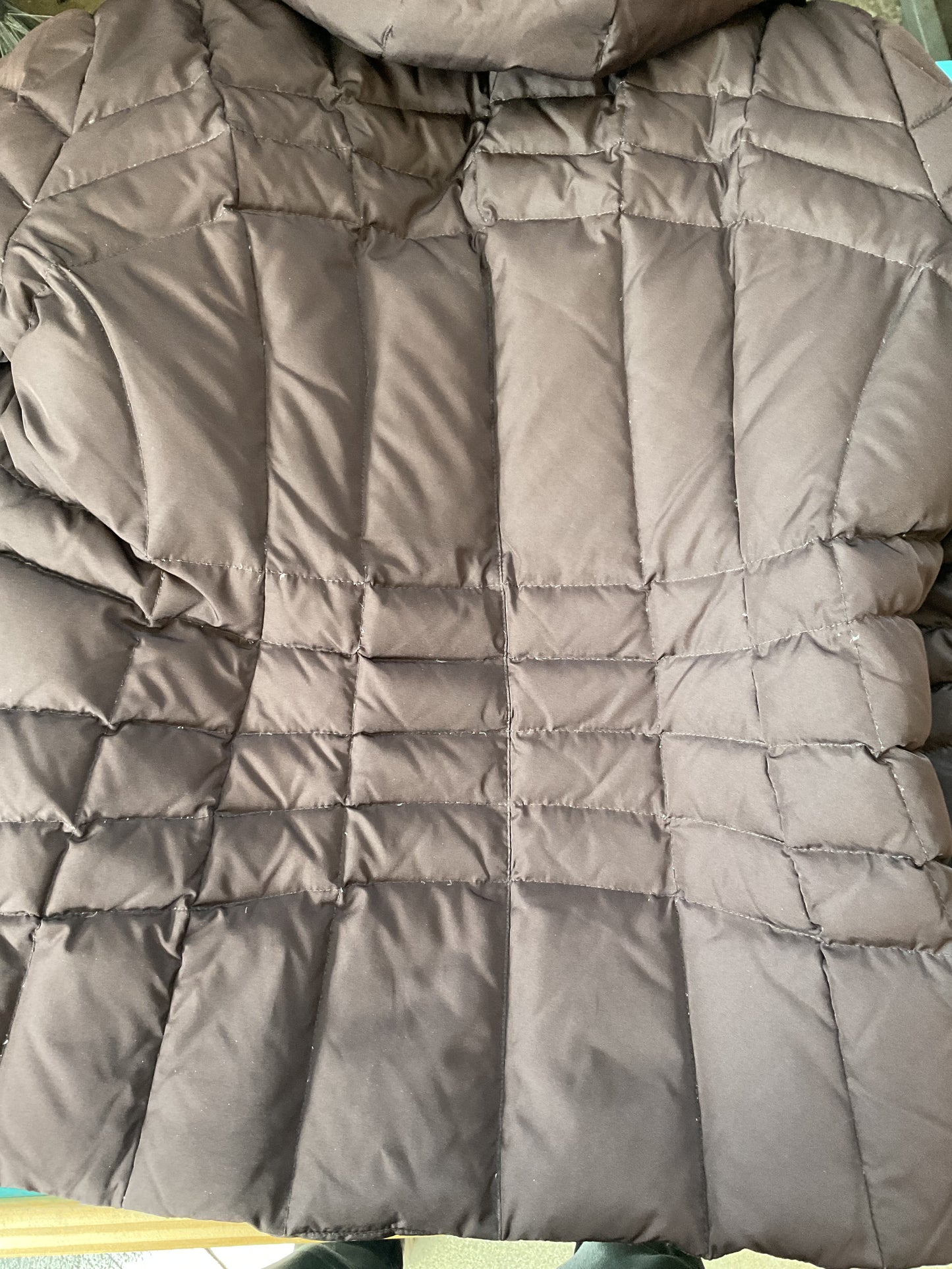 Brown Calvin Klein Down Coat with Hood size 1X