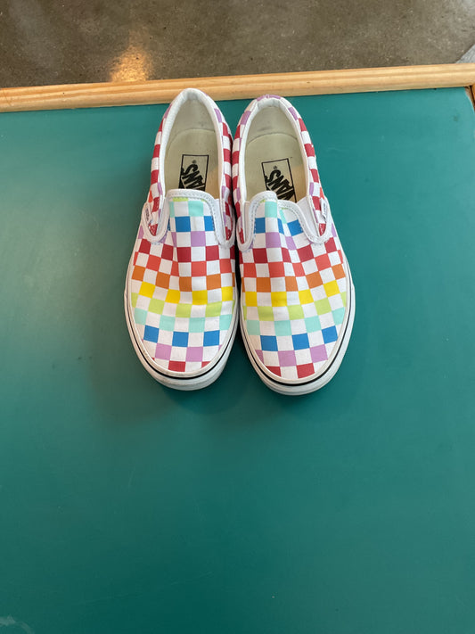 Van’s Classic Slip On Rainbow Women’s 7.5