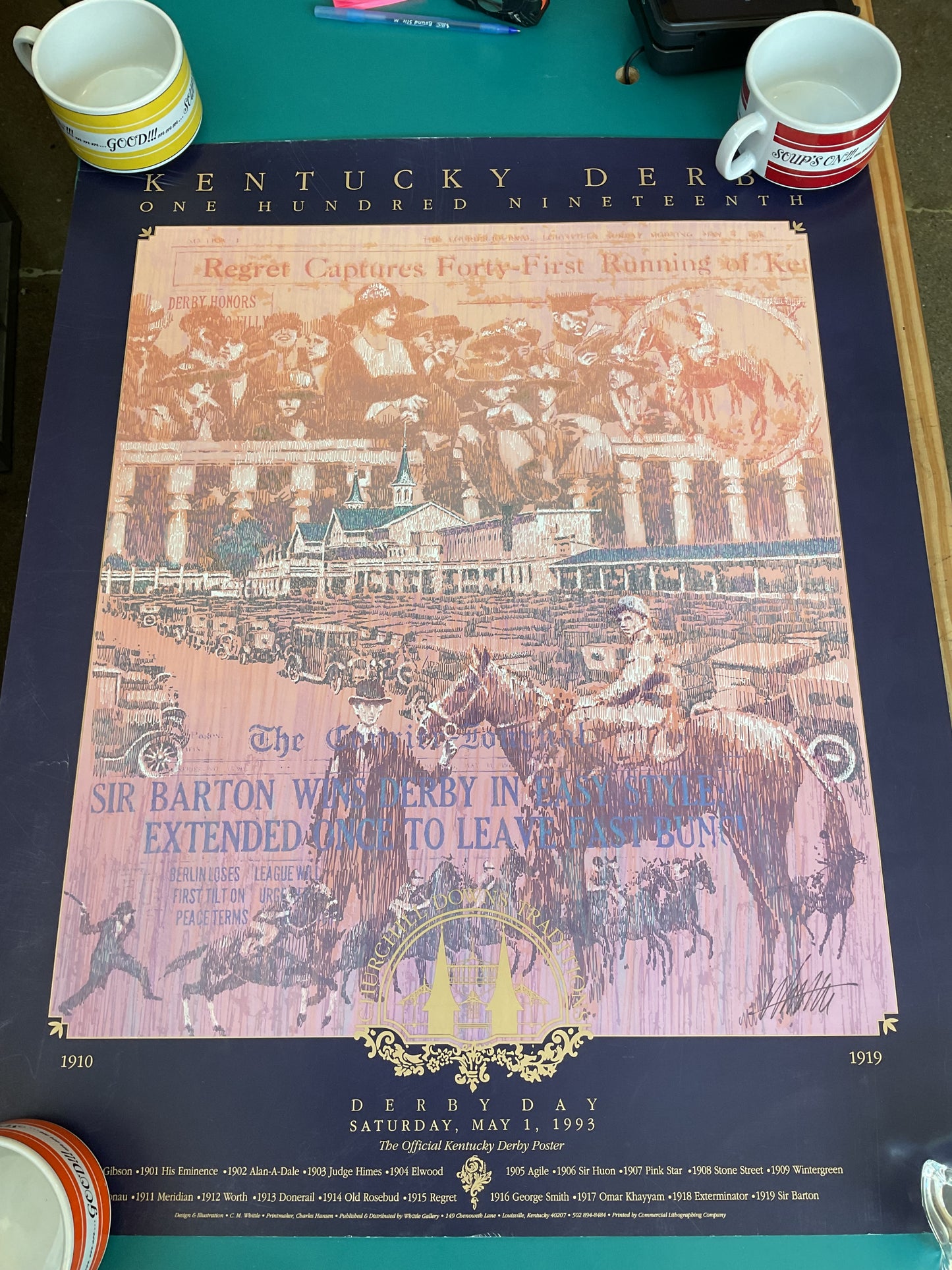 The Official Kentucky Derby Poster 1993 119th Kentucky Derby