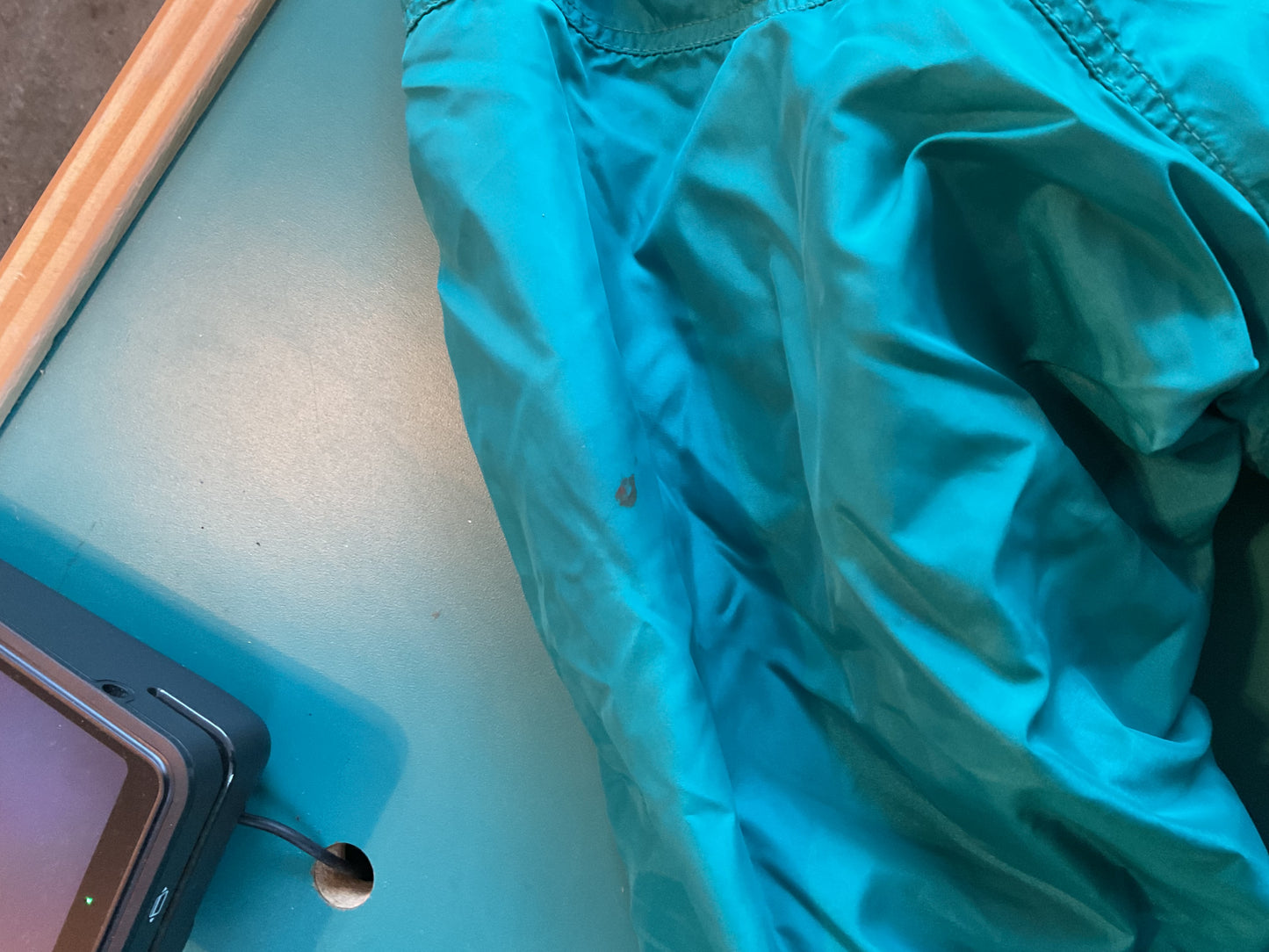 Vintage Teal Patagonia Windbreaker Large