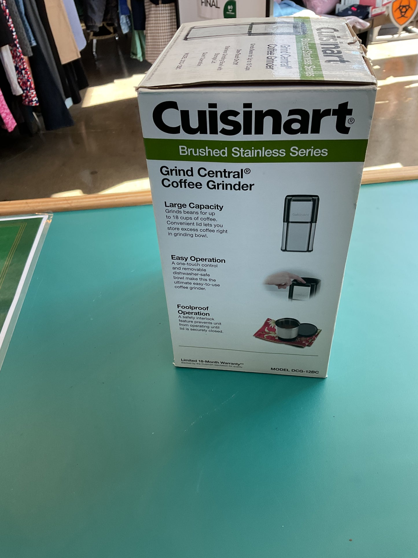 Cuisinart Coffee Grinder Large 18 Cup Capacity