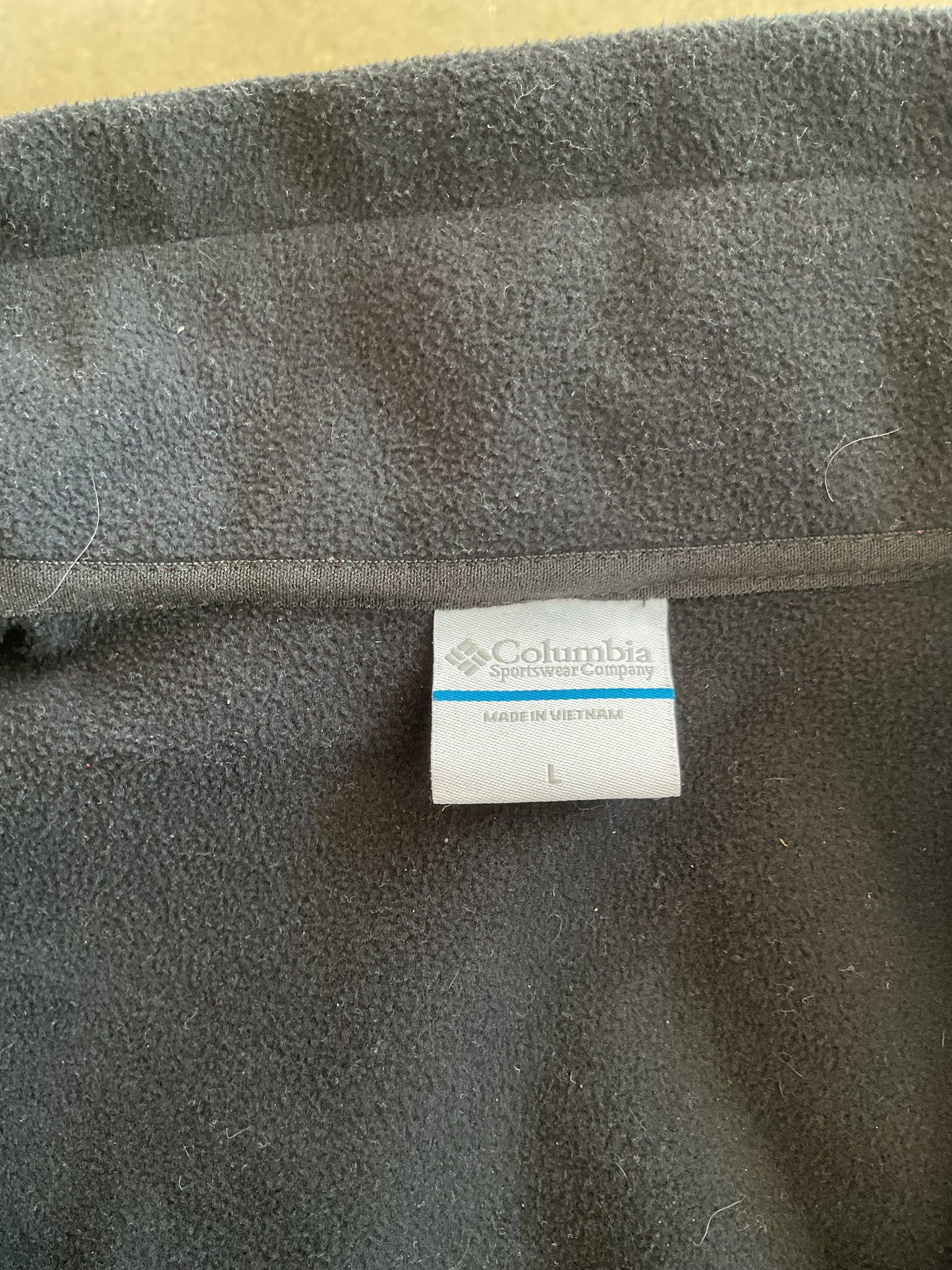 Nice Large Columbia Zip Up Grey Jacket