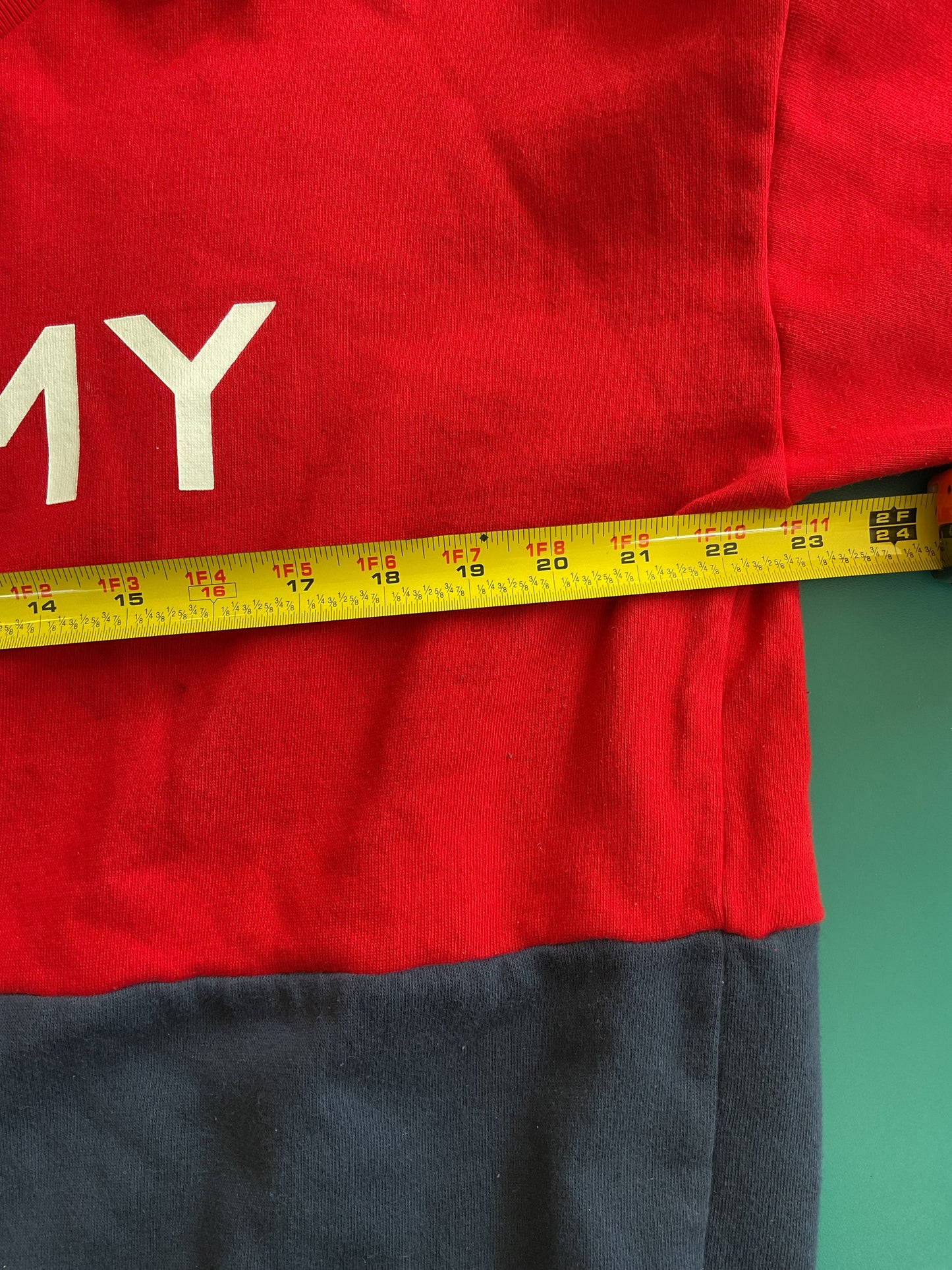 Tommy Hilfiger Red and Blue Sport Sweatshirt