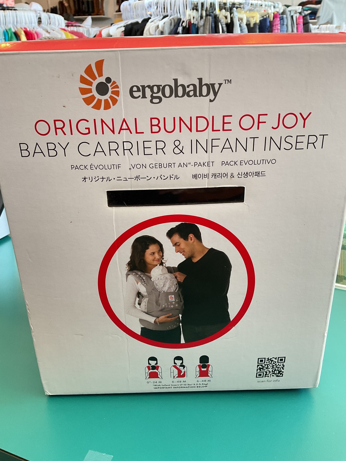 Ergobaby Original Bundle of Joy Baby Carrier & Infant Insert