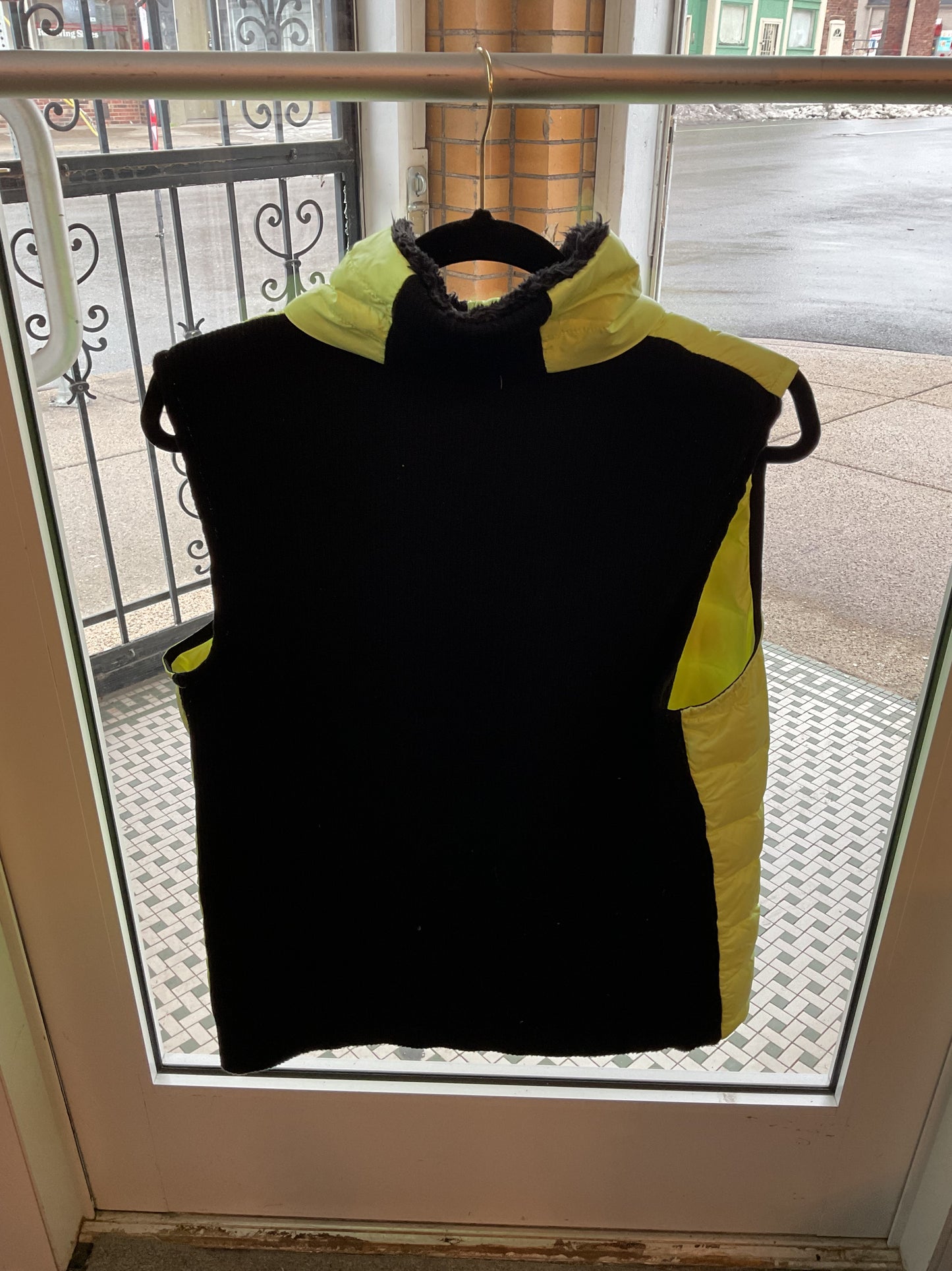 Vintage Calvin Klein Neon Down Puffer Vest 2XL