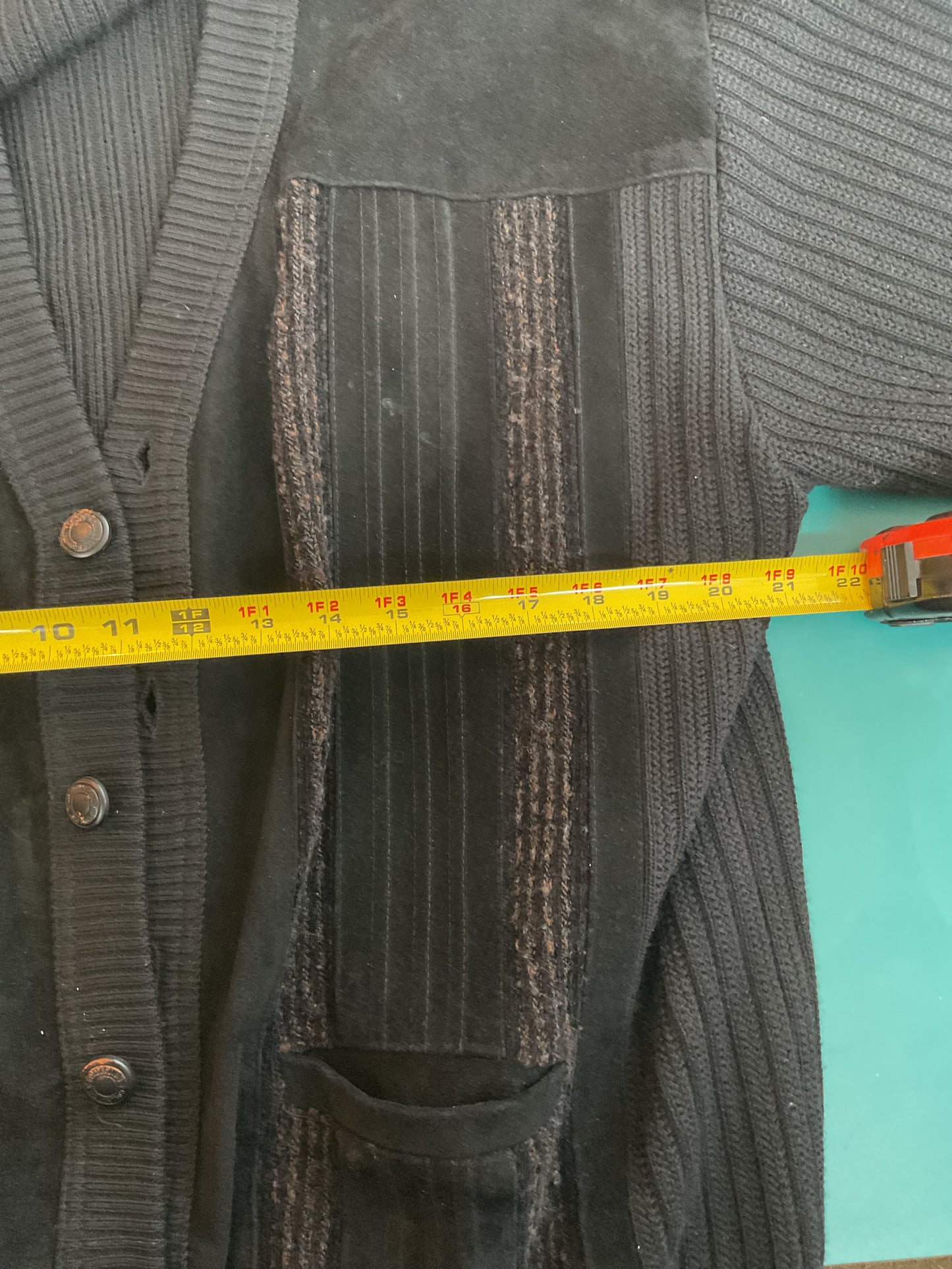 Vintage Italian Cardigan Knitwear Malagrida Size XL