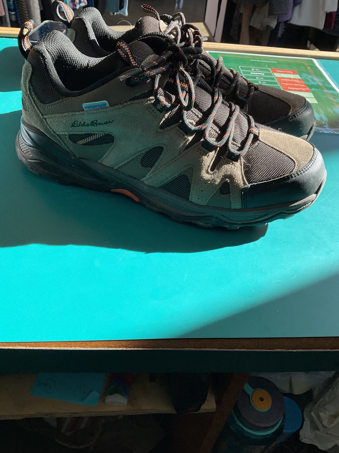 Eddie Bauer Waterproof Lightly Used Size 11.5 Mens Outdoor Shoes