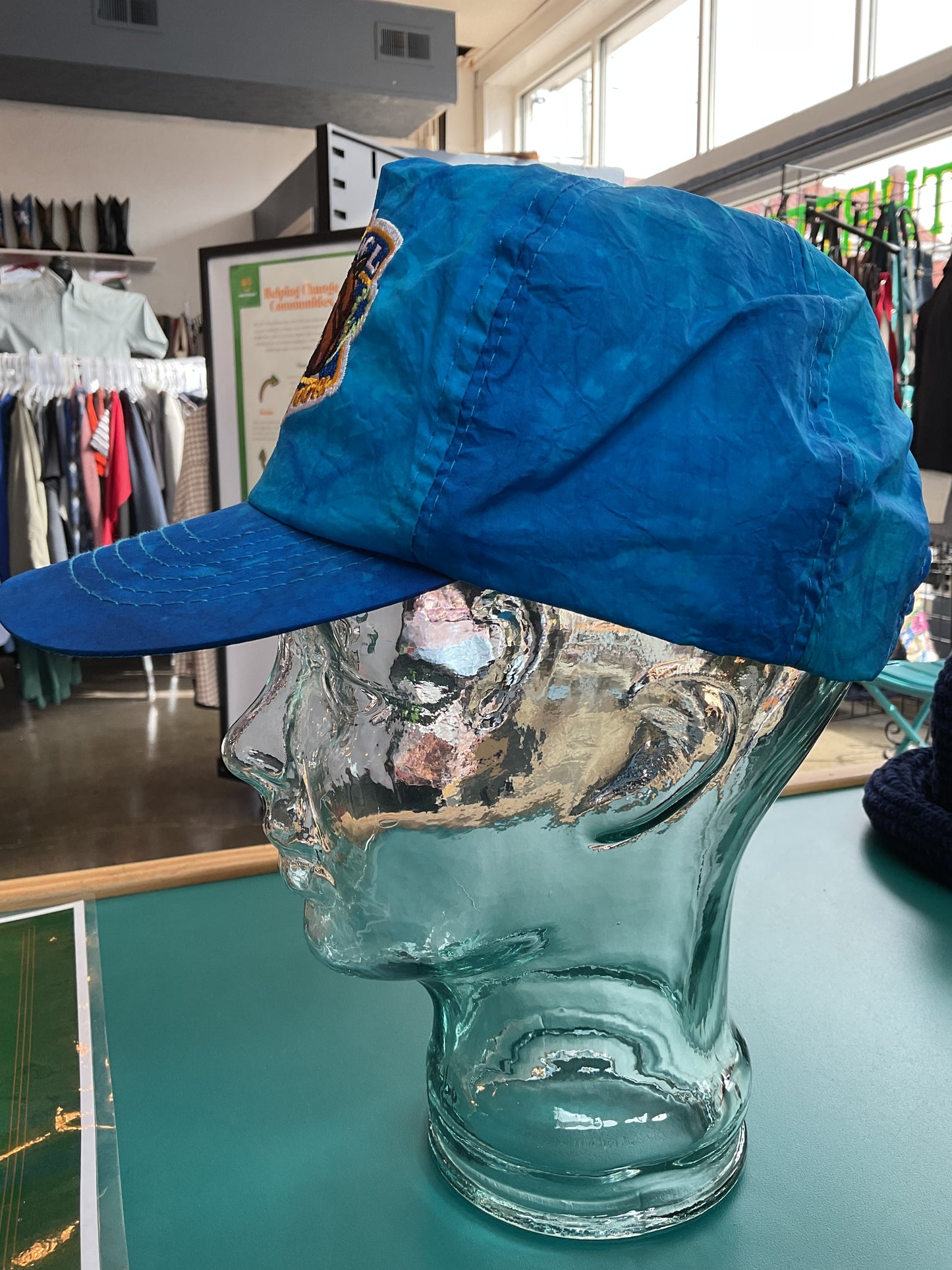 Vintage Joe Camel Tobacco Hat Light Blue