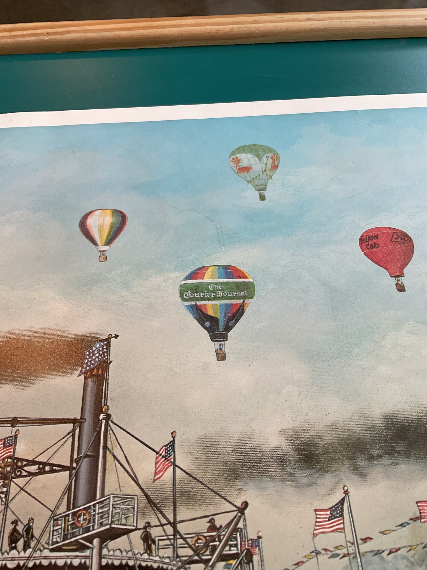 C.W. Vittitow “Steam and Hot Air” Print 1989