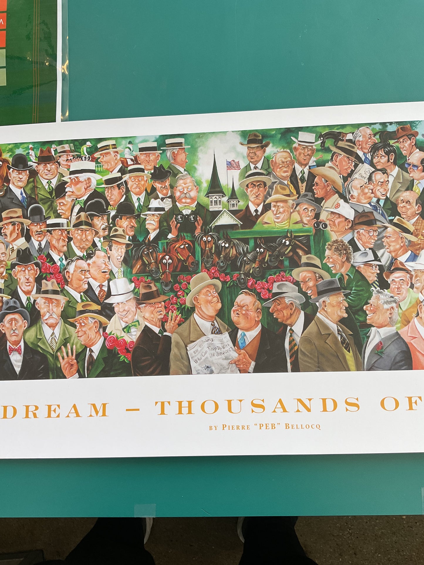 One Dream - Thousands of Dreamers Poster signed by Pierre Bellocq