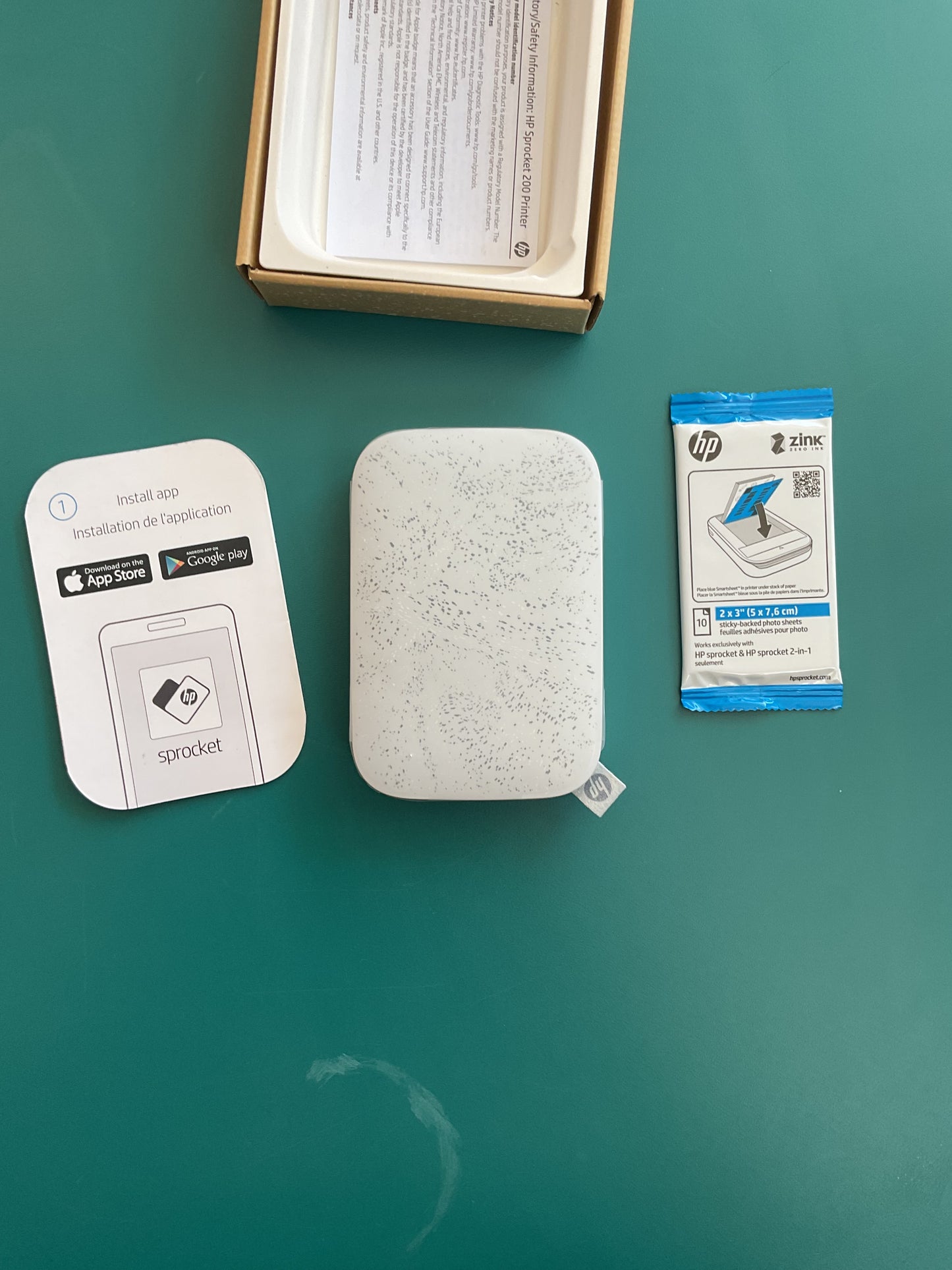 HP Sprocket Bluetooth Printer New