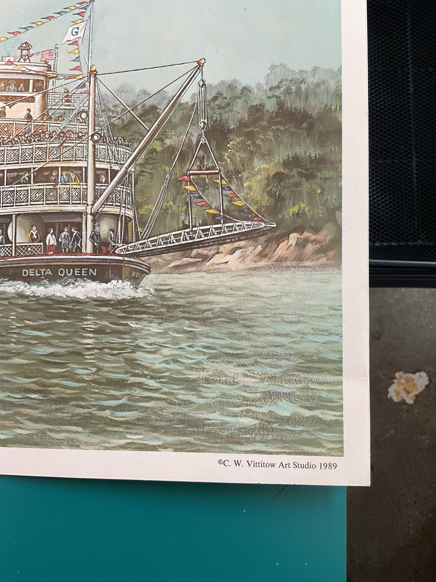 C.W. Vittitow “Steam and Hot Air” Print 1989