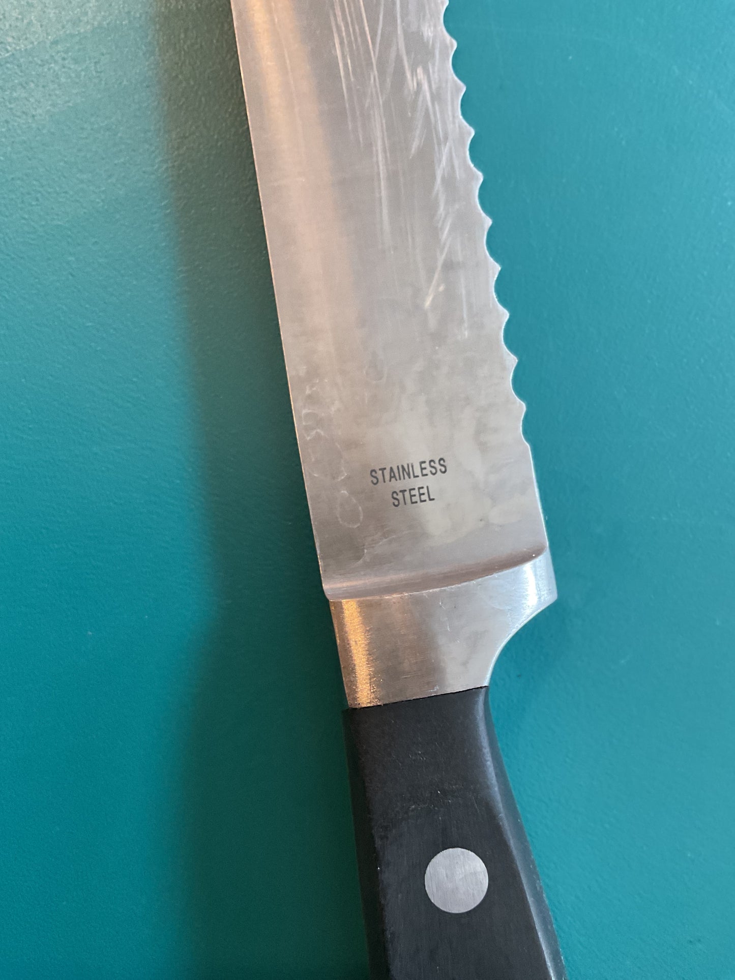 Martha Stewart Collection 8” Serrated Stainless Steel Knife