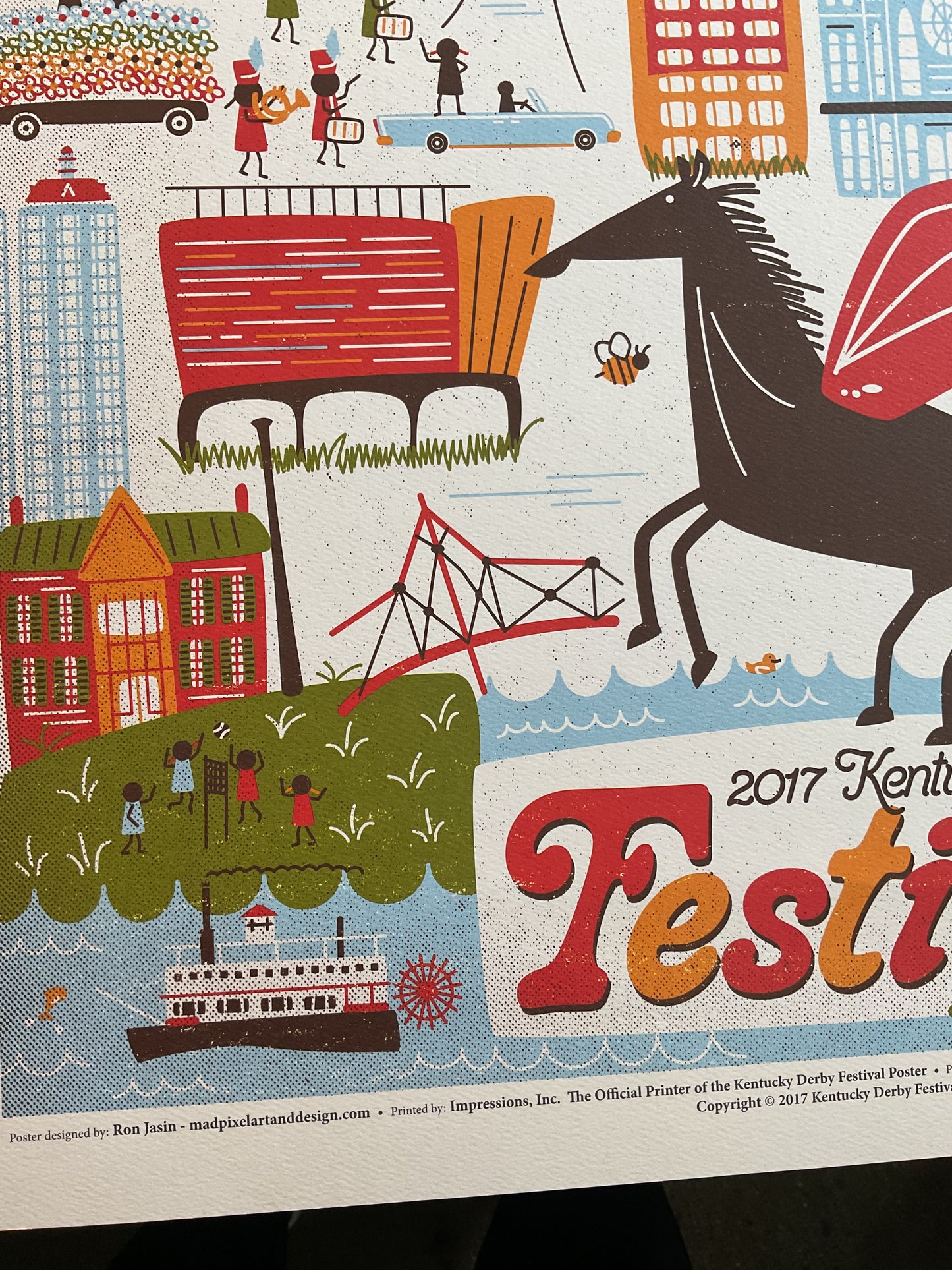 Kentucky Derby Festival 2017 High Quality Poster