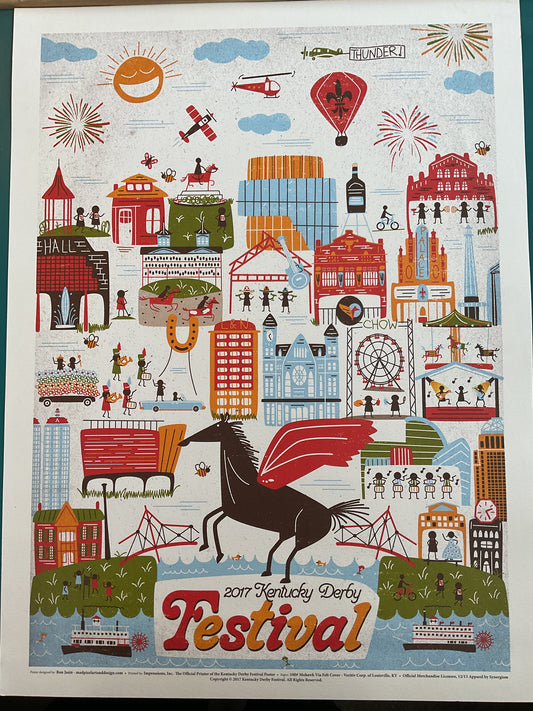 Kentucky Derby Festival 2017 High Quality Poster