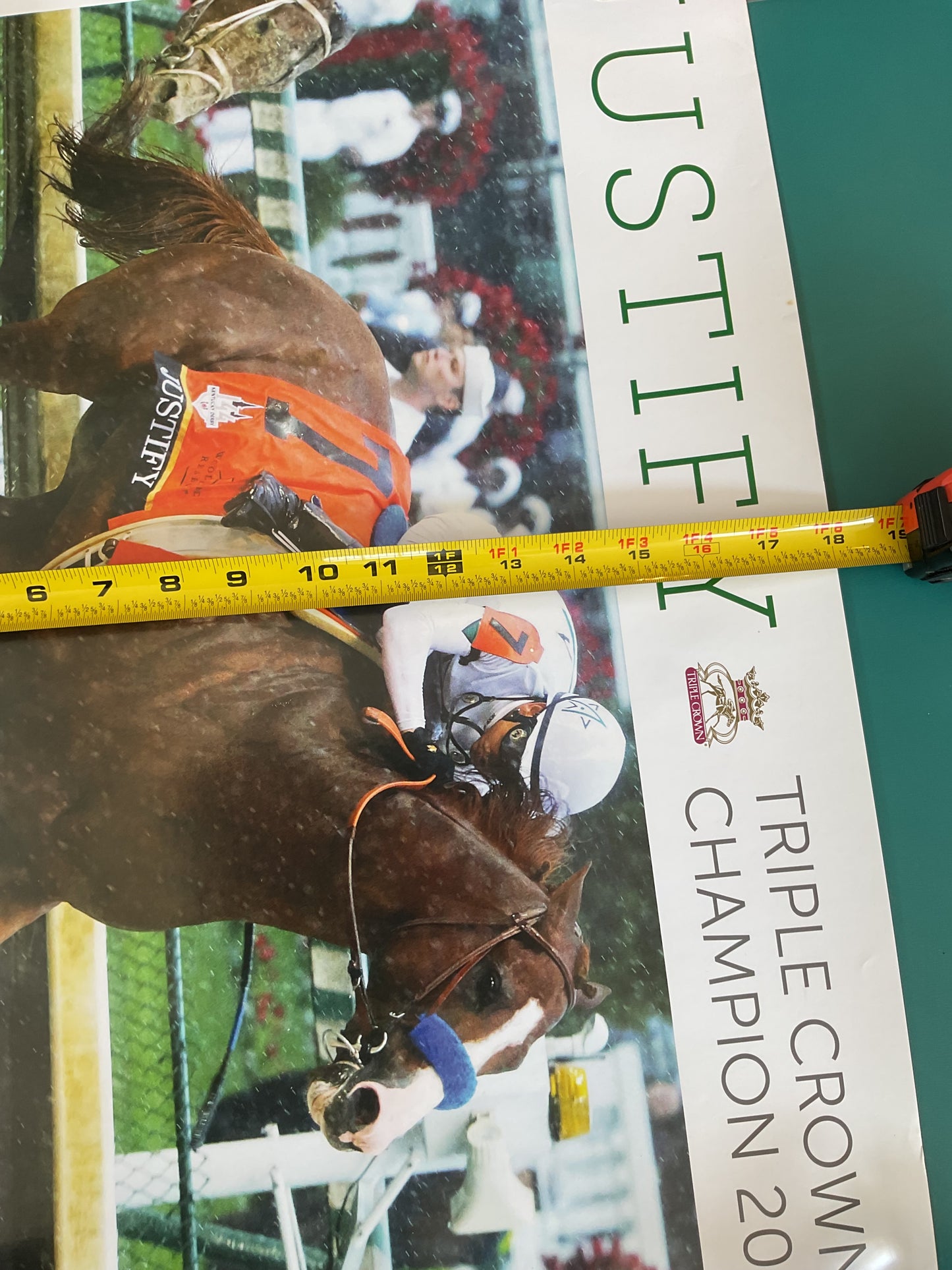 Justify Portrait Triple Crown Champion 2018