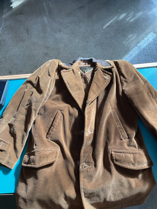 Vintage Brown Corduroy Oakbrook Sportswear Jacket