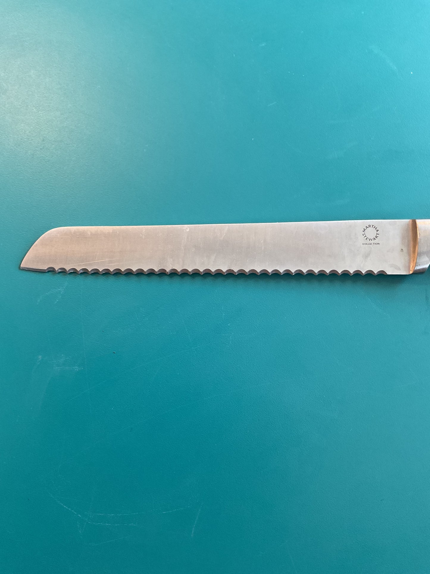 Martha Stewart Collection 8” Serrated Stainless Steel Knife