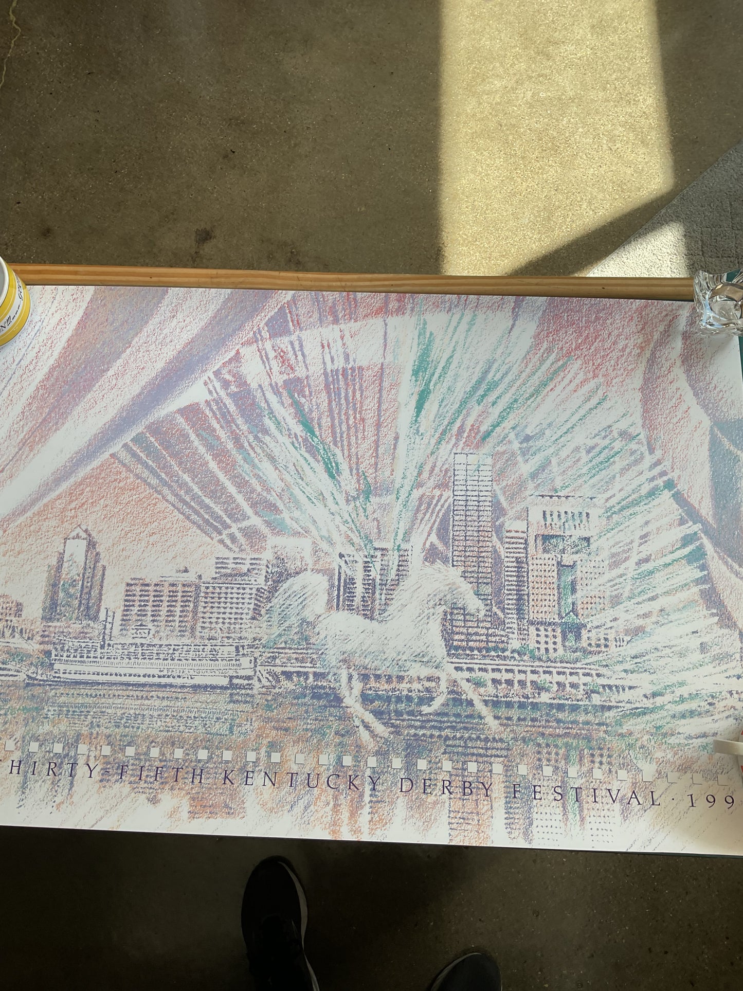 Vintage Kentucky Derby Festival 35th Anniversary 1990 Poster