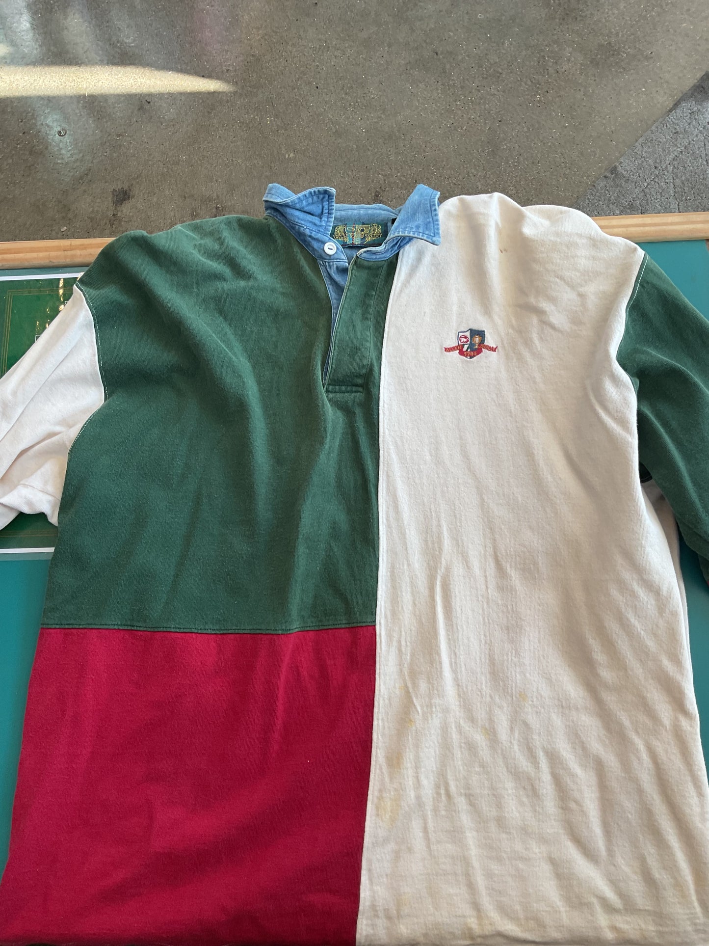 Vintage Allen Solly Men’s Long Sleeve Collared Shirt