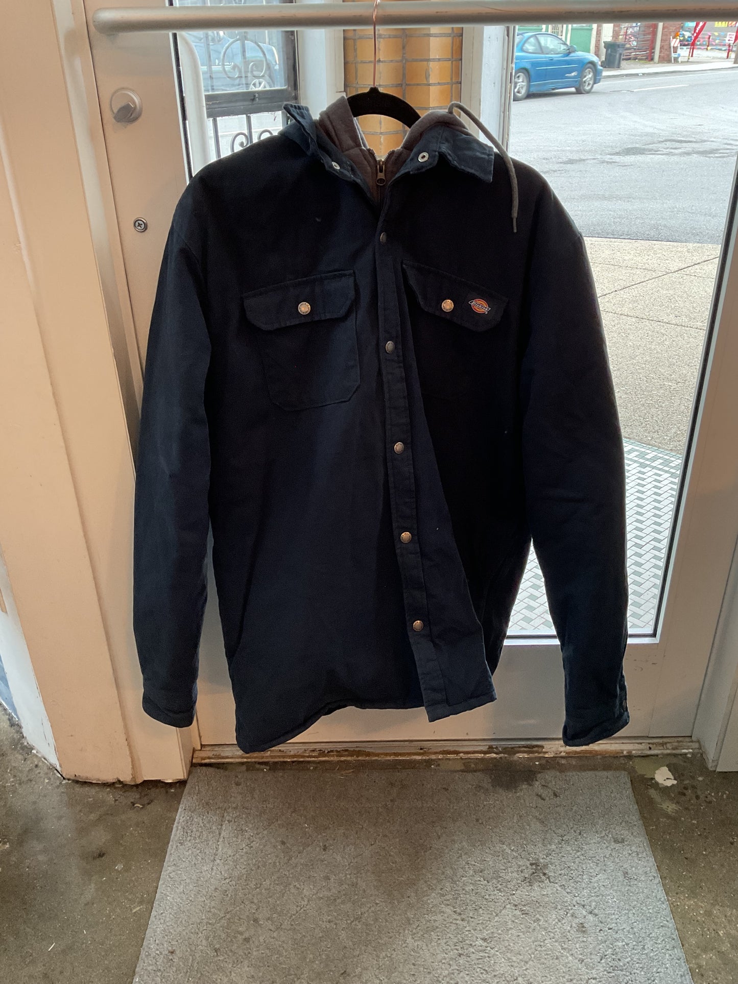 Washed Dark Blue Dickies XLT Quilted Coat