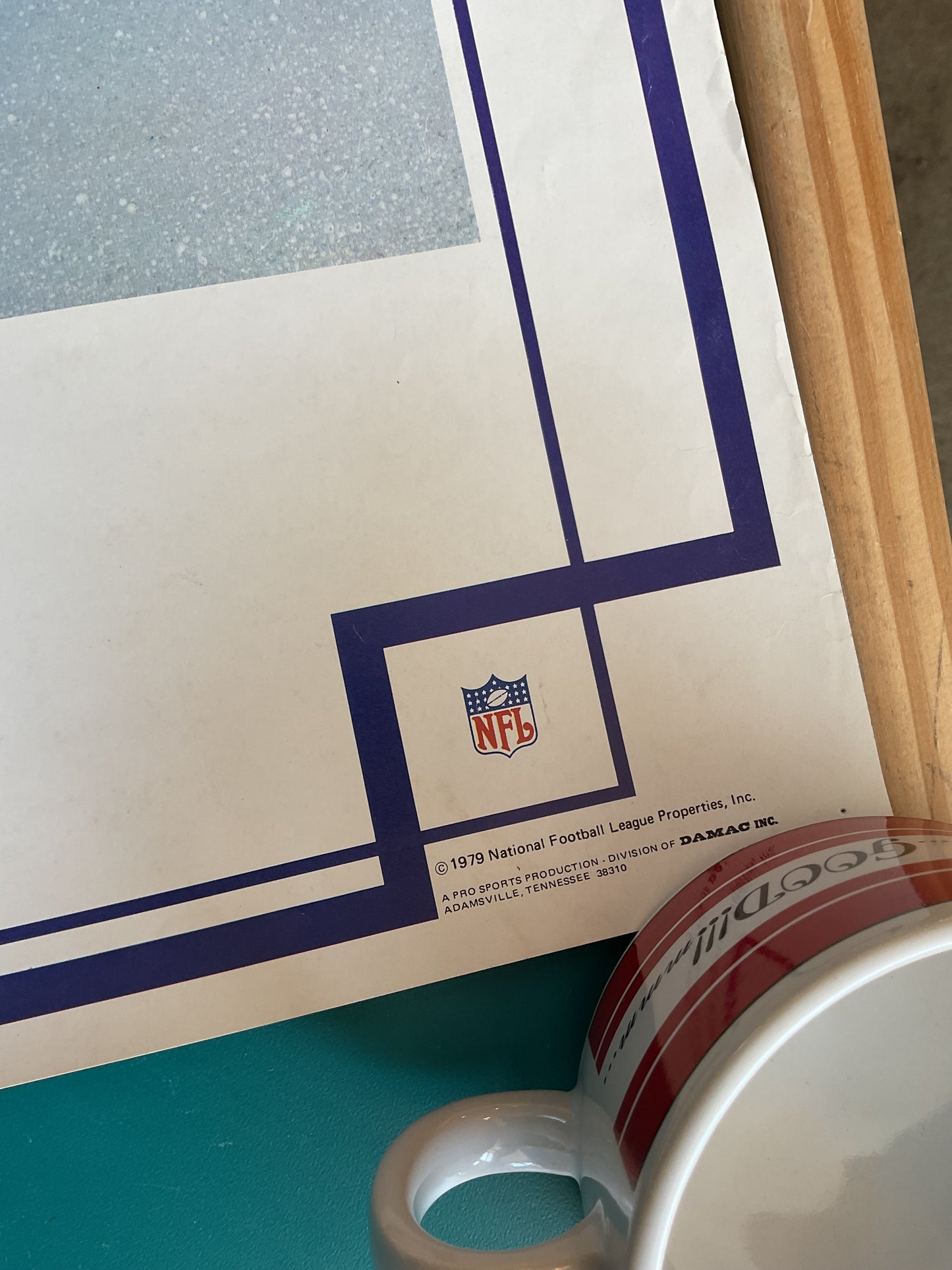 Vintage Baltimore Colts NFL Poster