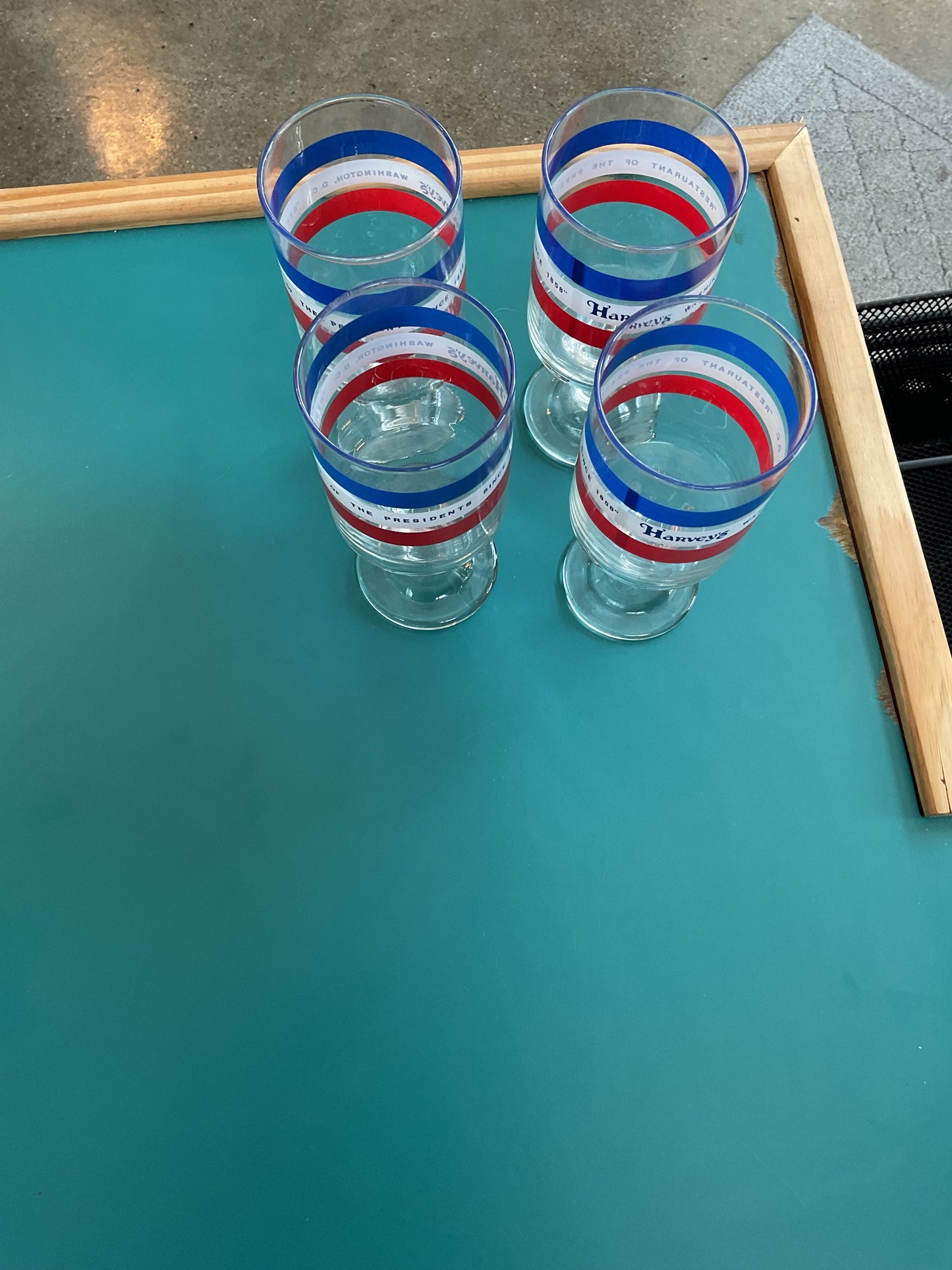 Set of 4 Vintage Harvey’s Washington D.C Memorabilia