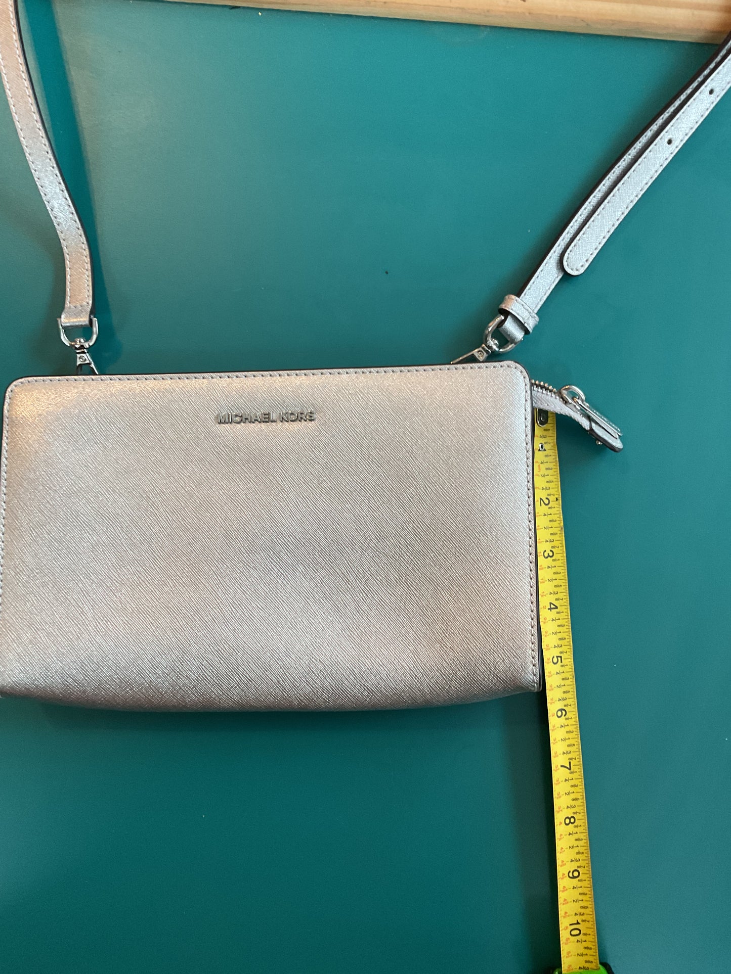Michael Kors Metallic Silver Bag