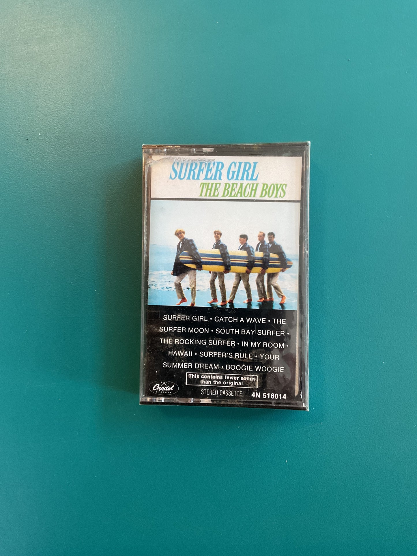 Original Sealed Cassette Tape of Surfer Girl by The Beach Boys