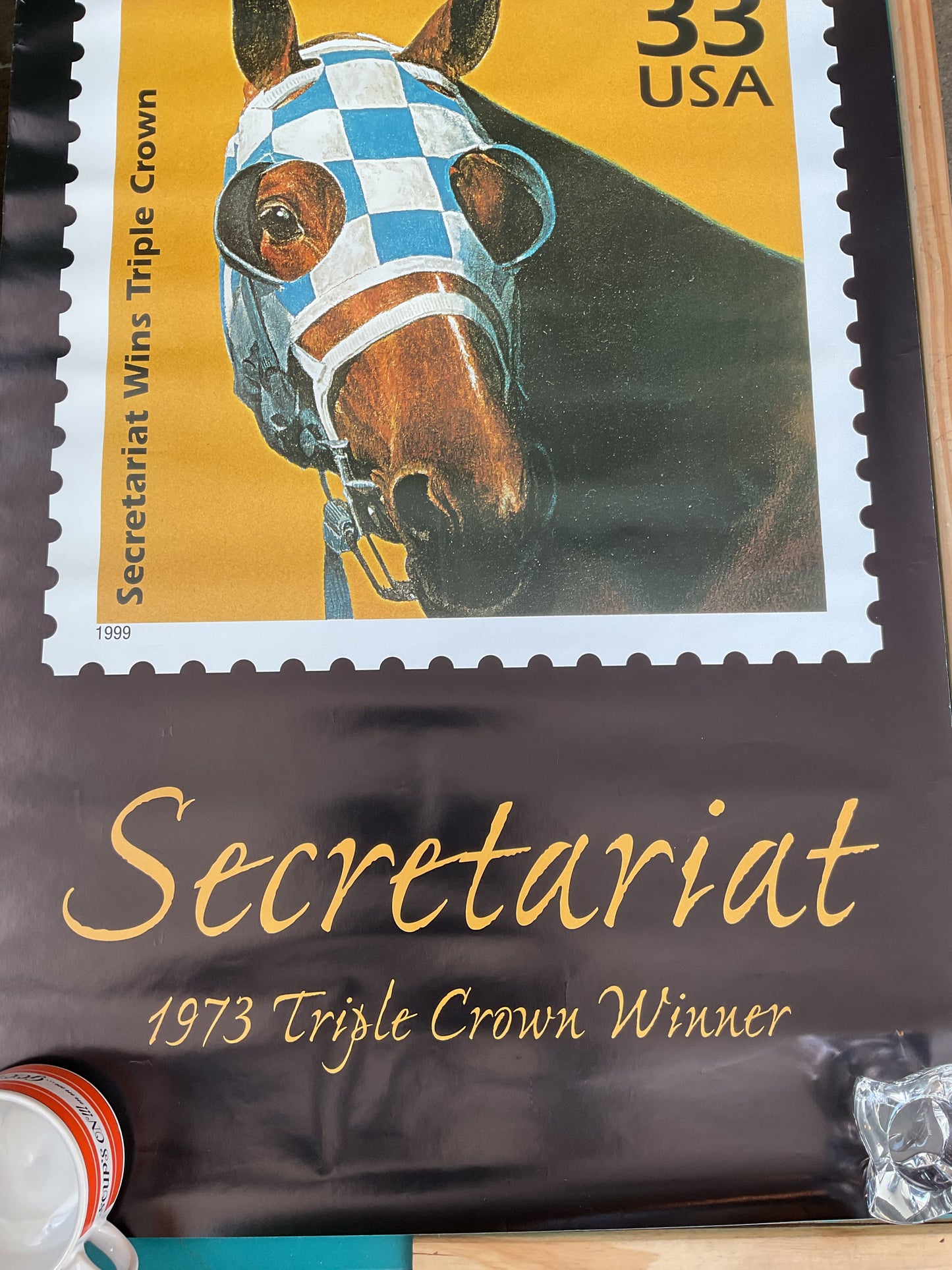 Secretariat Stamp Poster Large