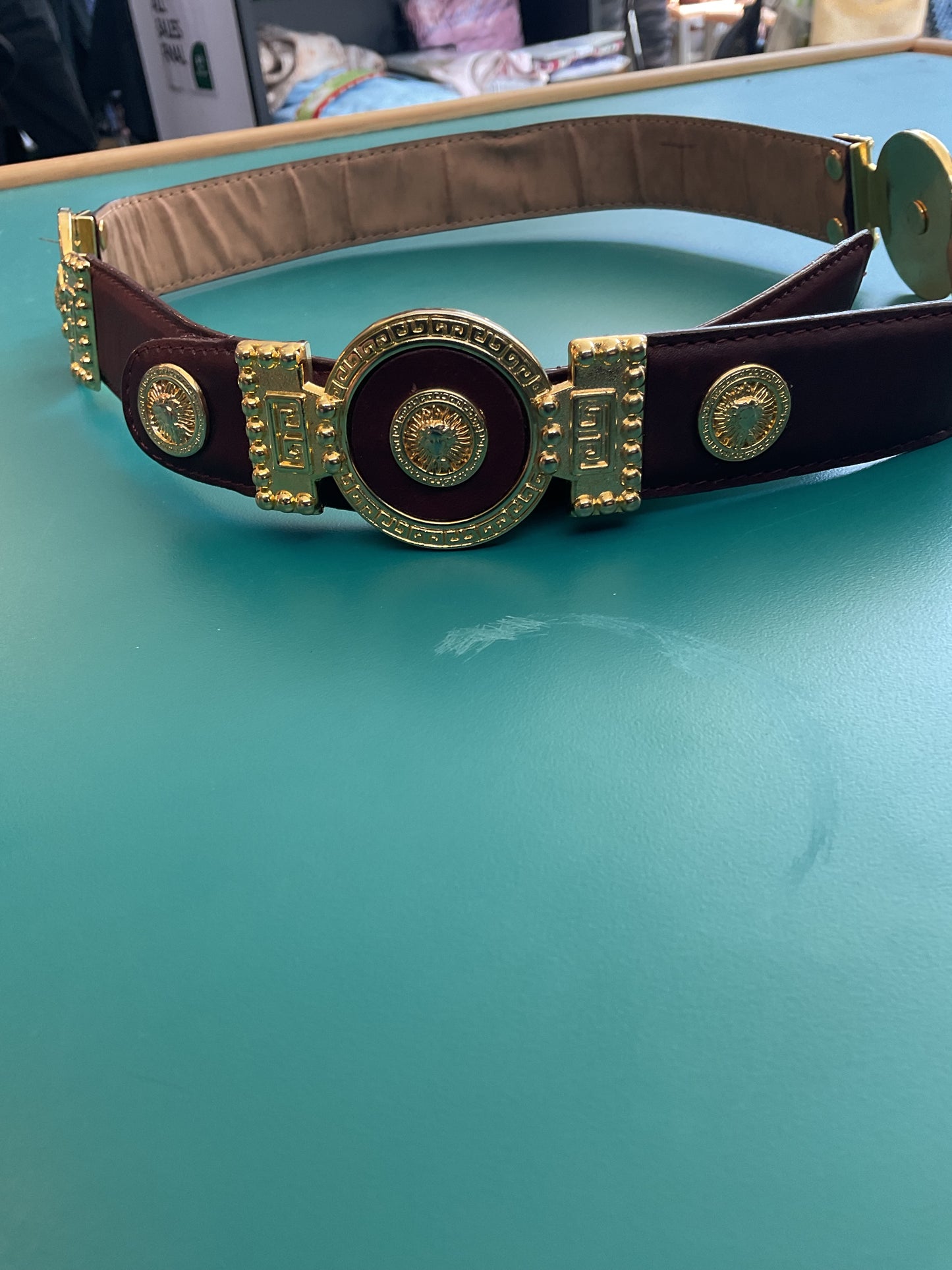 Vintage Small - Medium Versace Medusa Women’s Belt