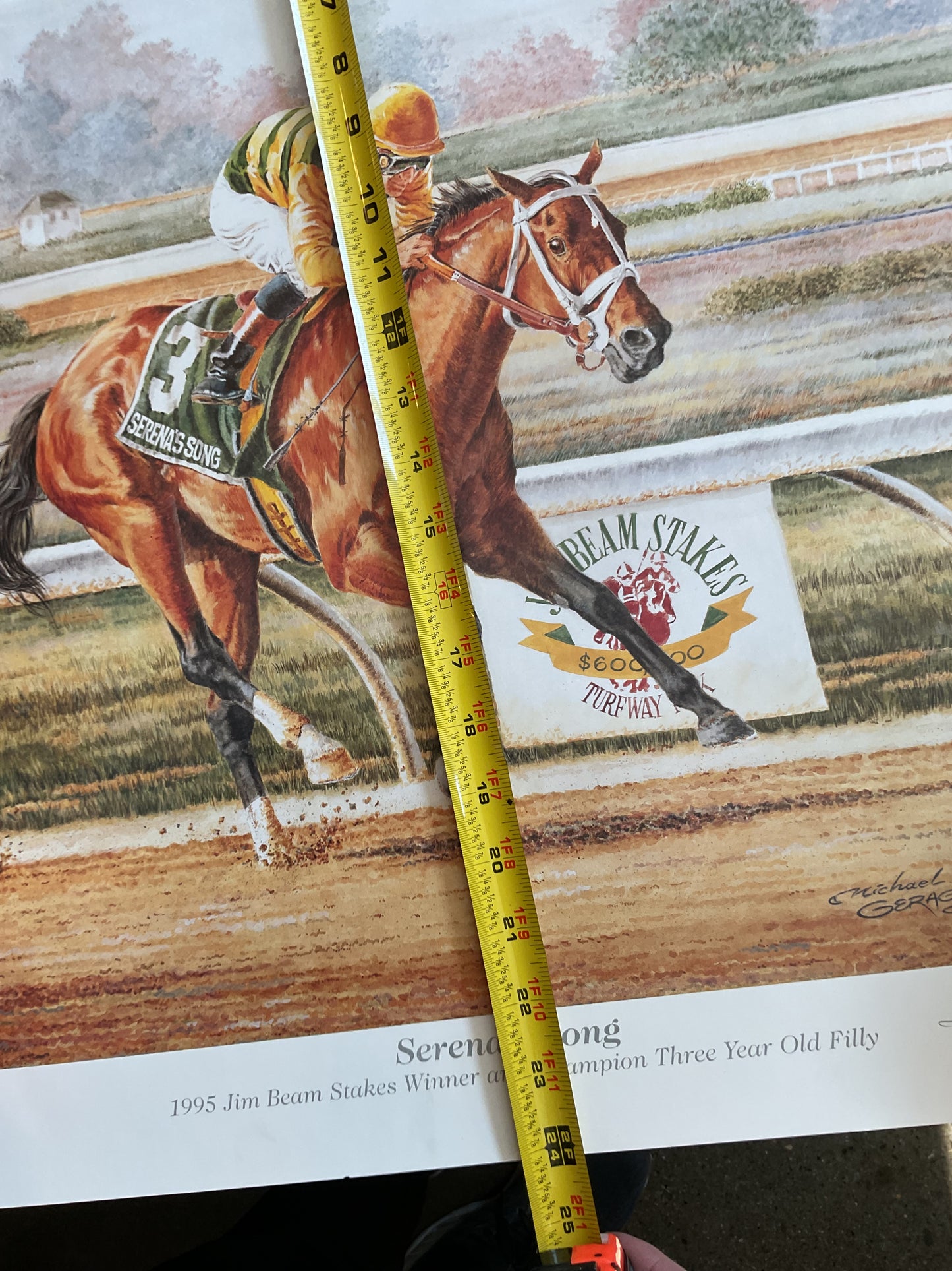 Serena’s Song 1995 Jim Beam Stakes Winner by Michael Geraghty