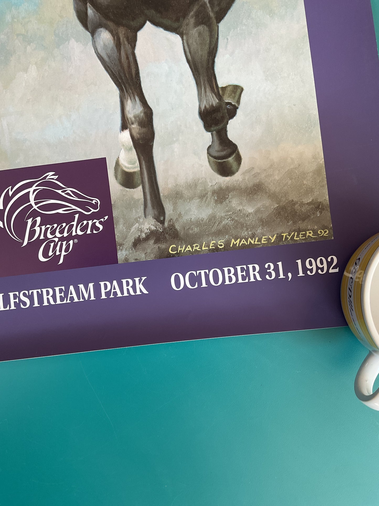 Breeders Cup 1992 Poster Charles Manley Tyler