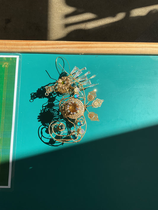 Beautiful Ornate Seahorse Ornament
