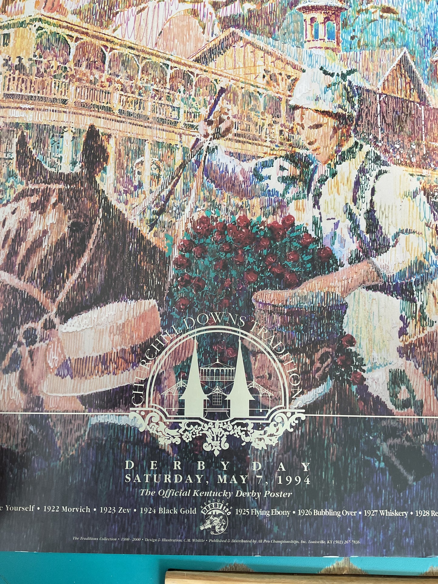 The Official Kentucky Derby Poster 1994 120th Kentucky Derby