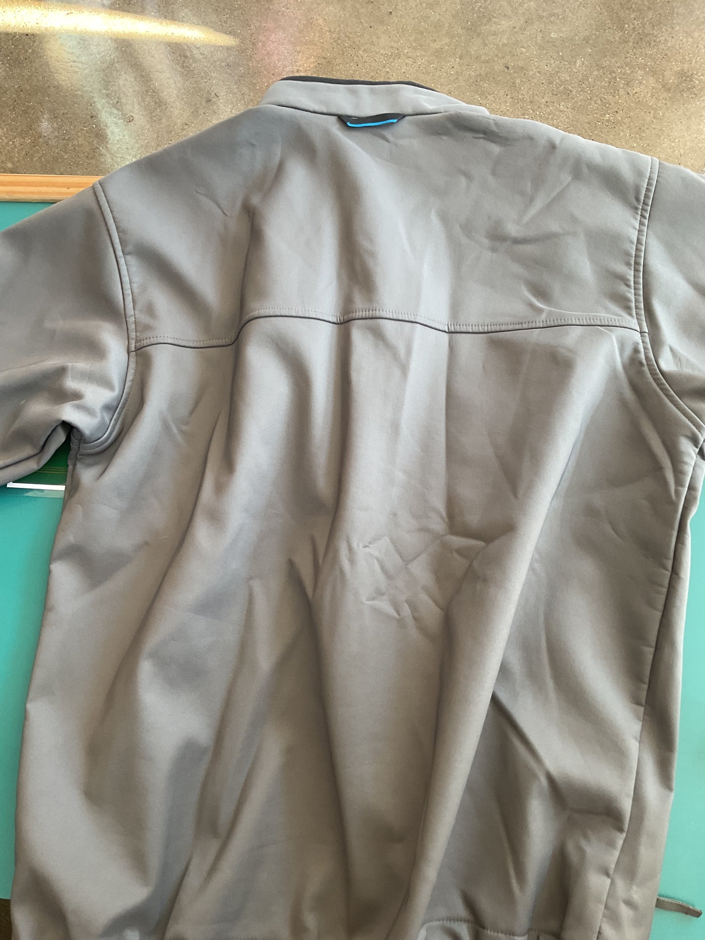 Nice Large Columbia Zip Up Grey Jacket