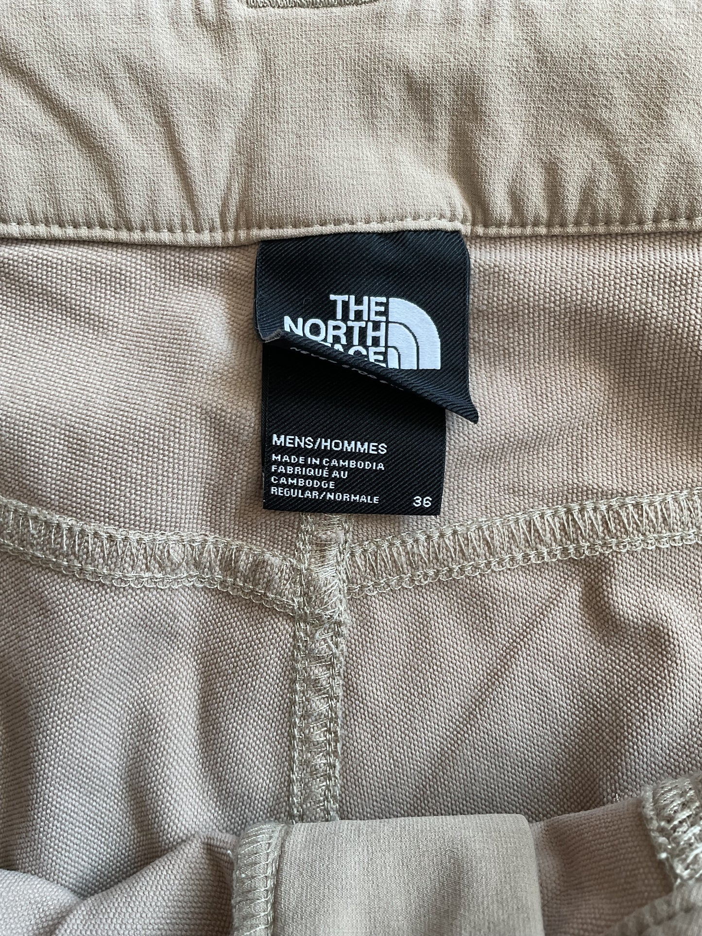 North Face Men’s Regular 36 Khaki Shorts