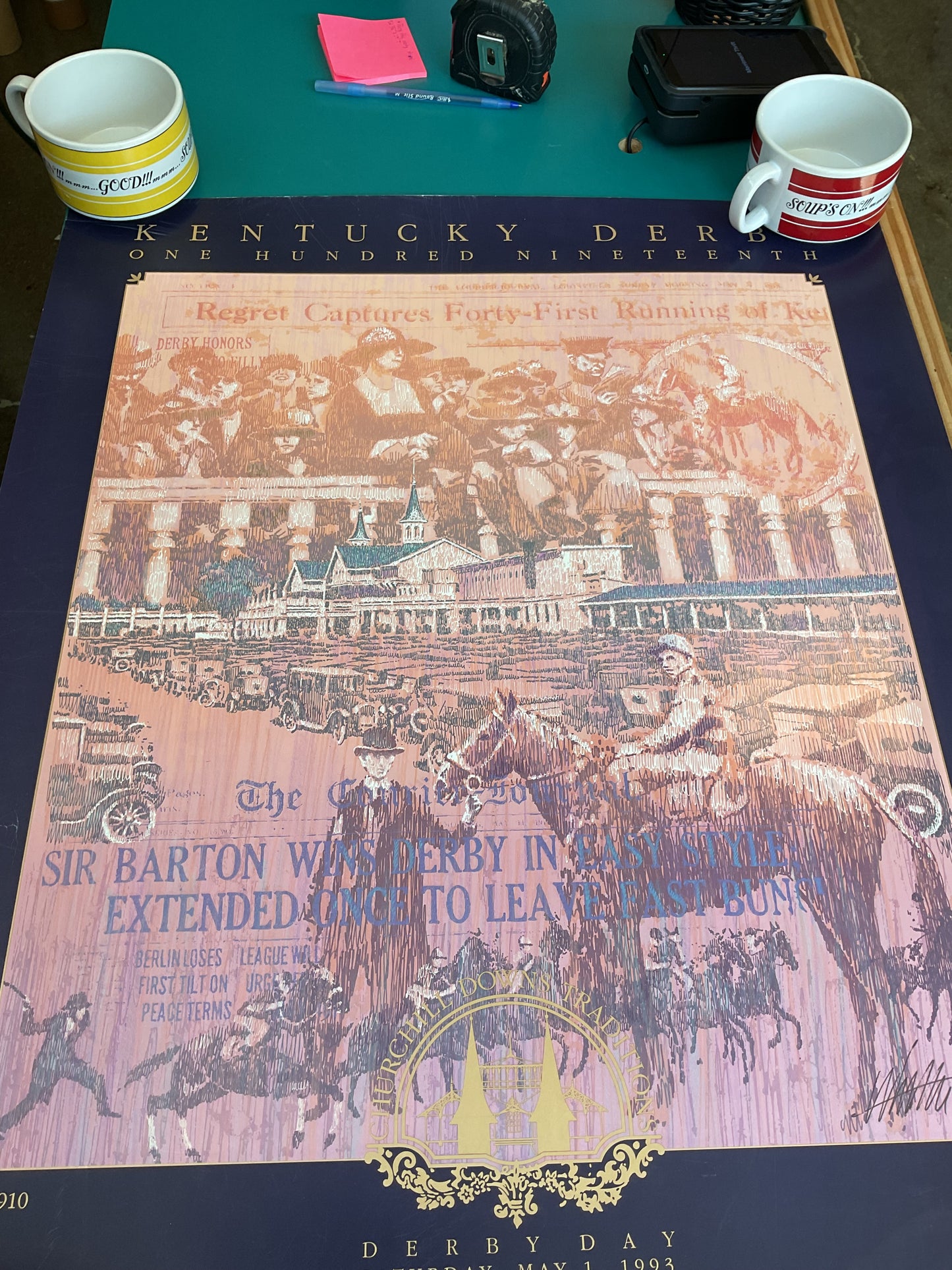 The Official Kentucky Derby Poster 1993 119th Kentucky Derby