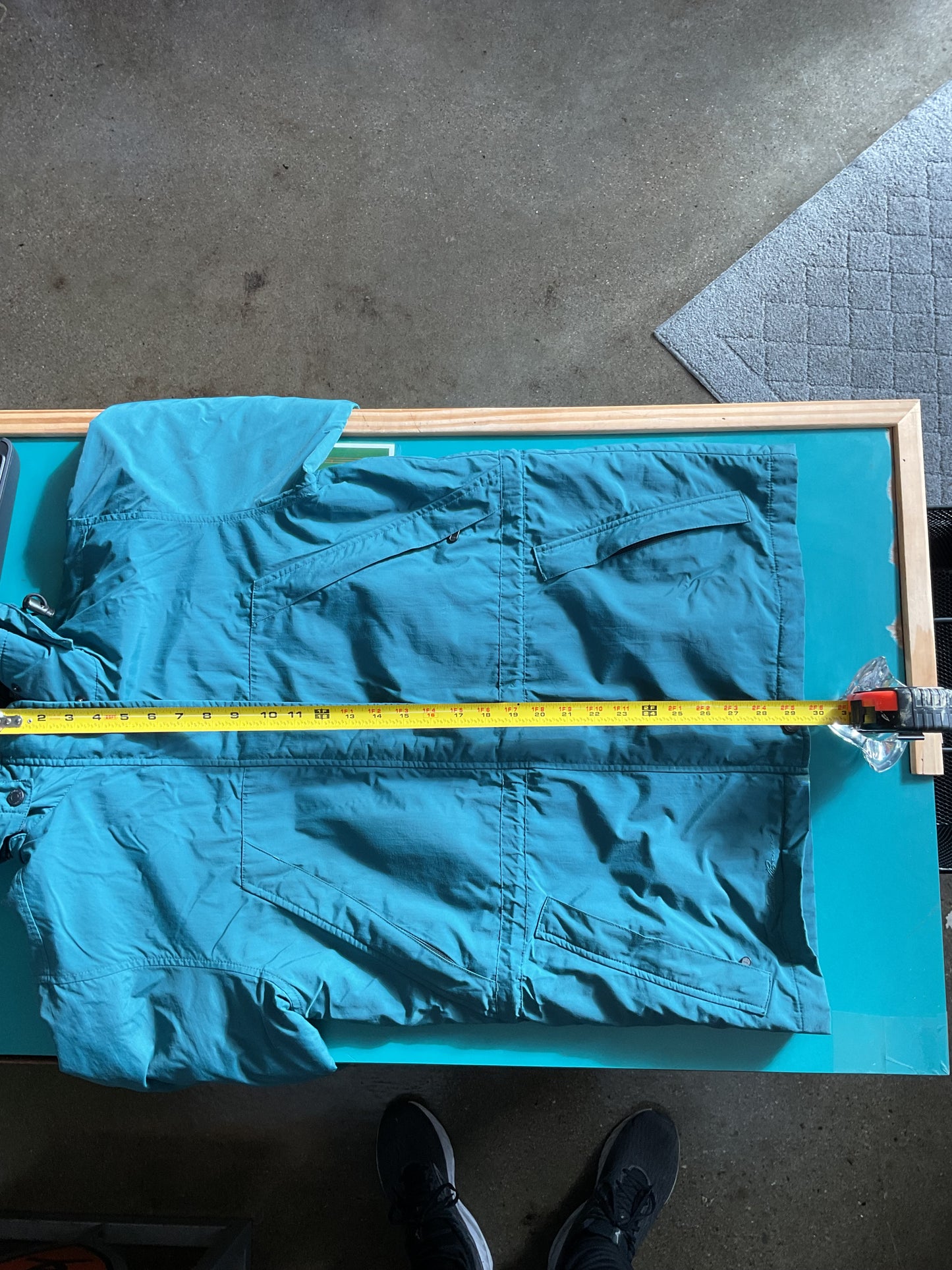 Vintage Teal Eddie Bauer Warm Rainjacket