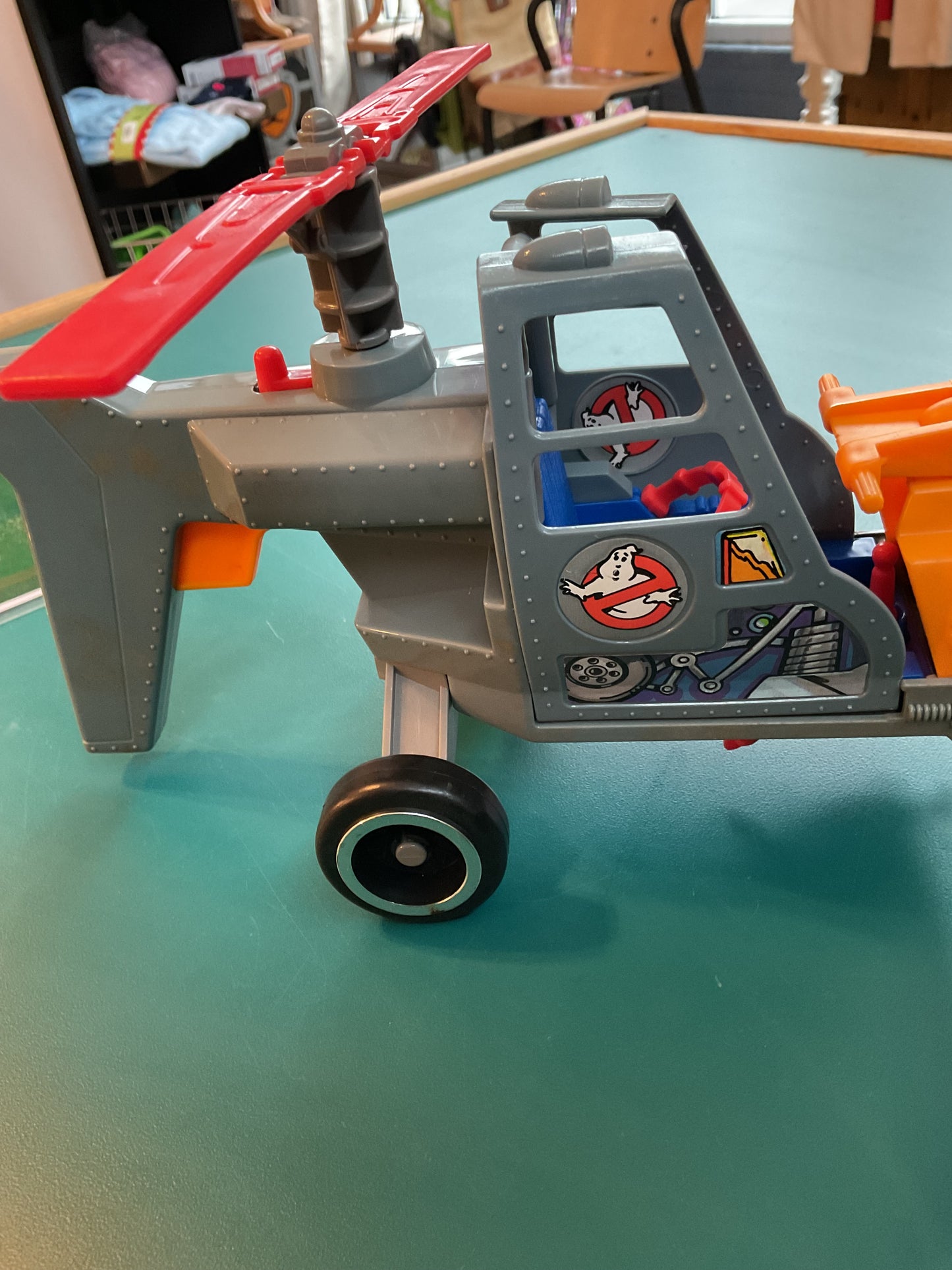 Vintage Ghostbusters Ecto-2 Helicopter Car Toy all Parts Working