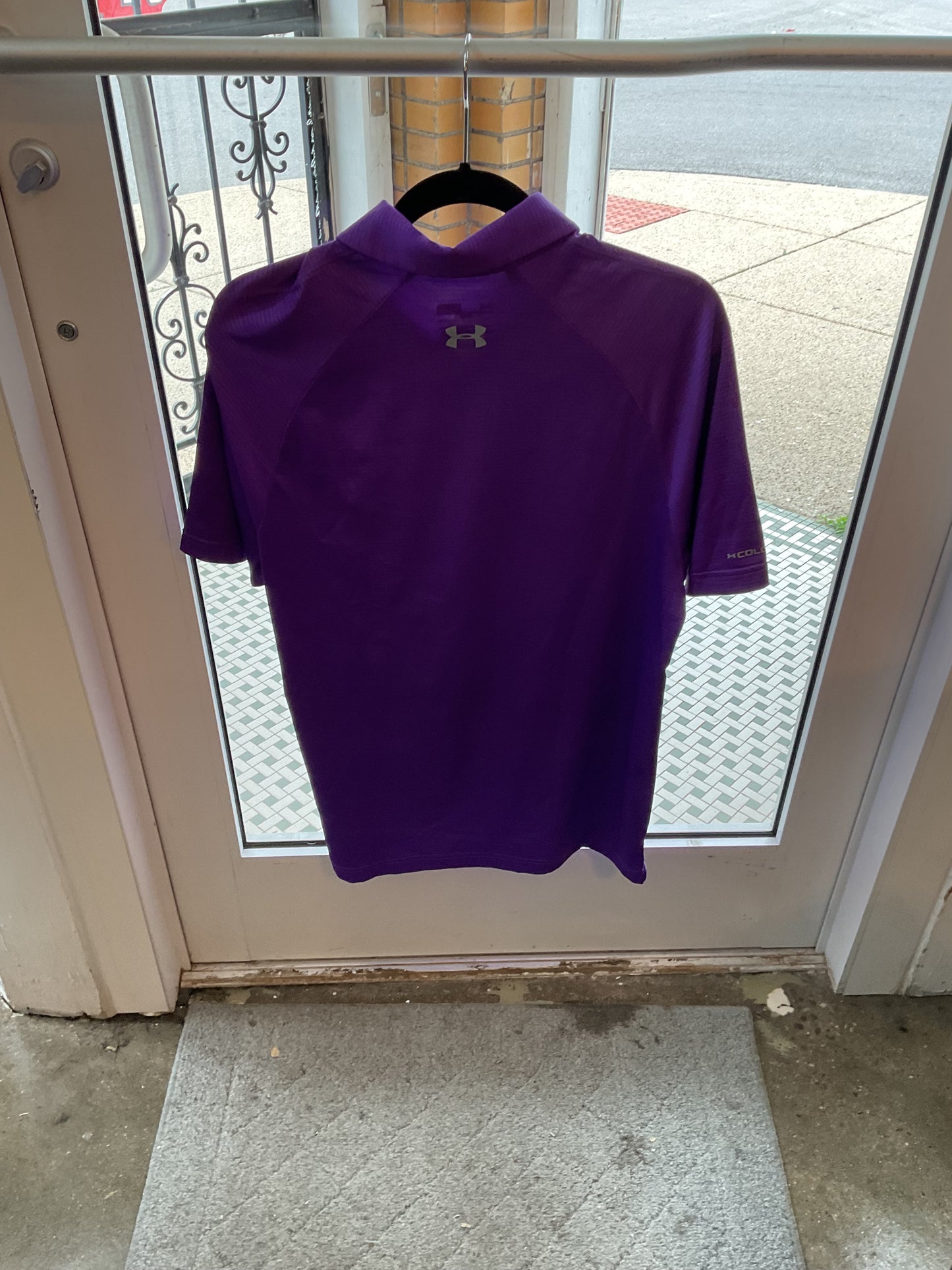 Purple Under Armour Performance Polo size Medium