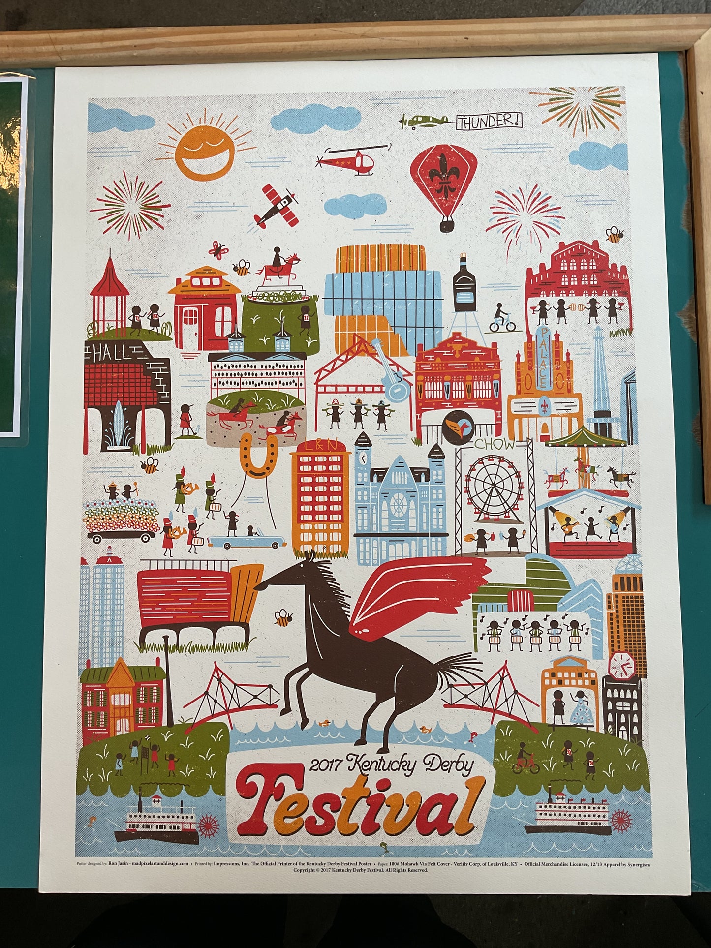 Kentucky Derby Festival 2017 High Quality Poster