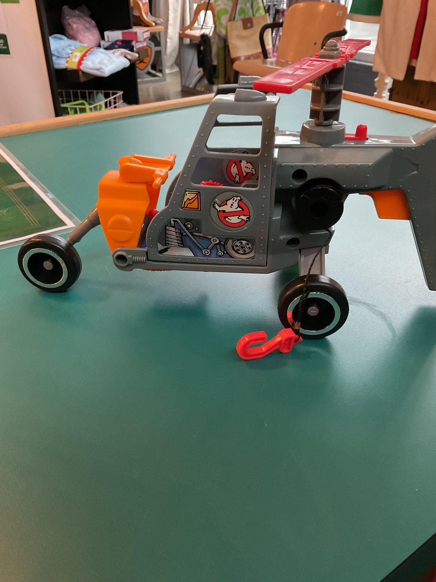 Vintage Ghostbusters Ecto-2 Helicopter Car Toy all Parts Working