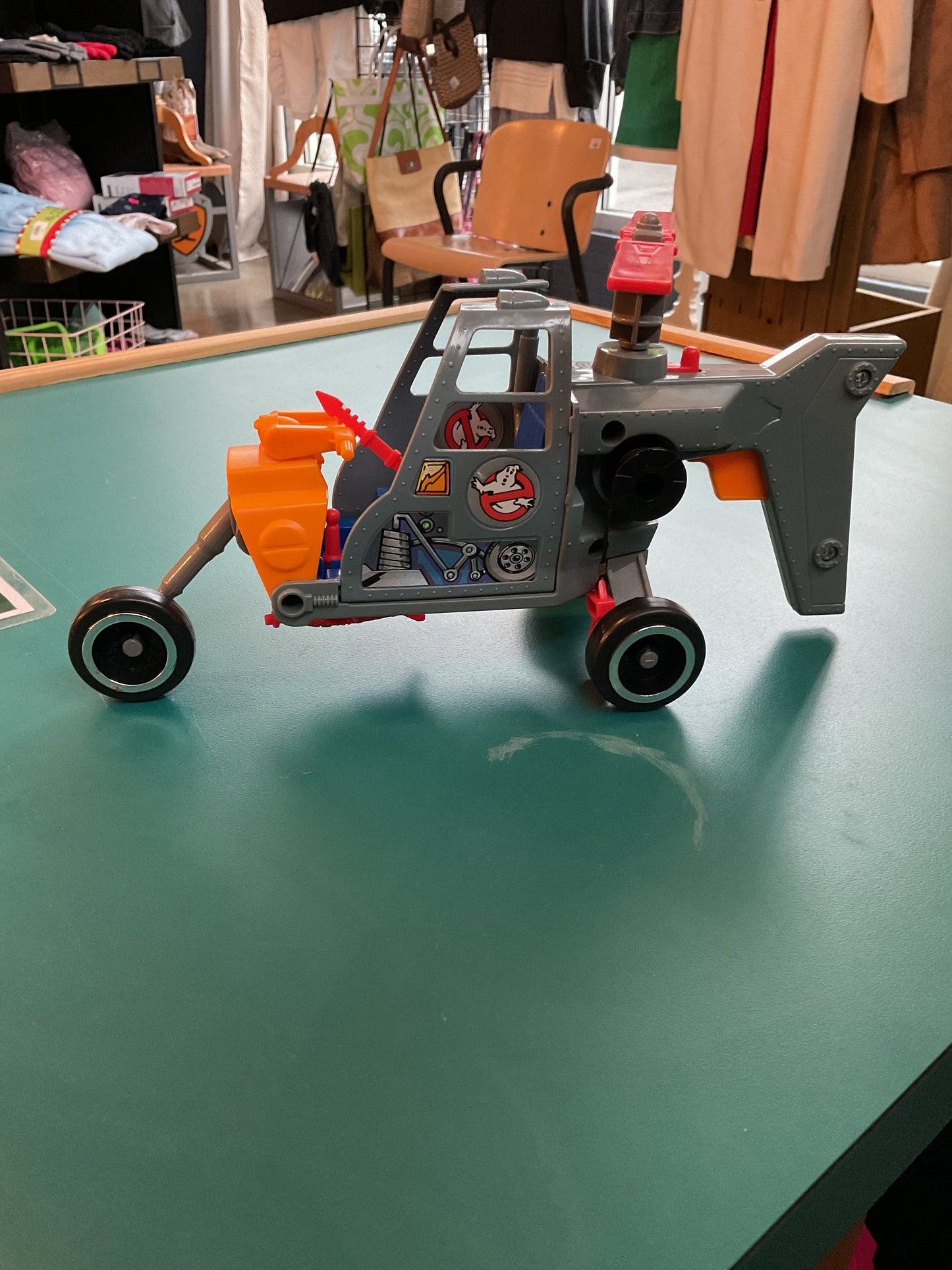 Vintage Ghostbusters Ecto-2 Helicopter Car Toy all Parts Working