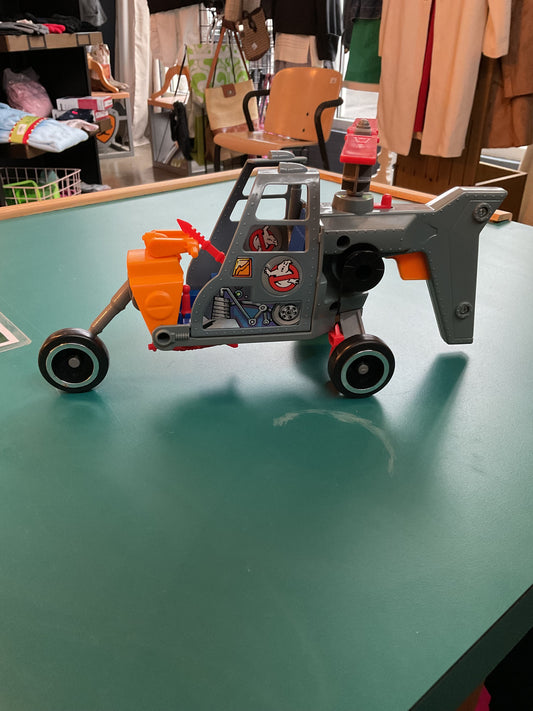 Vintage Ghostbusters Ecto-2 Helicopter Car Toy all Parts Working